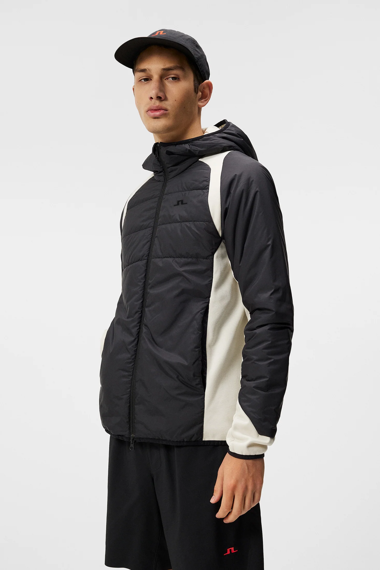 Scott Hybrid Hood Colorblock / Almond Milk - Image 3