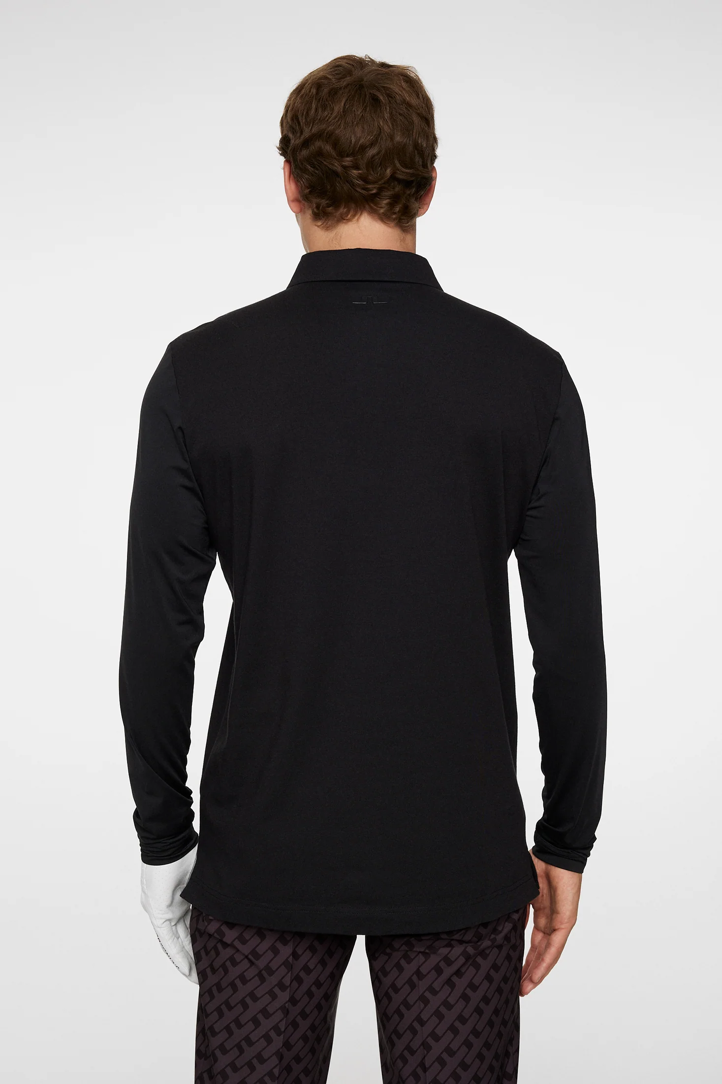 Sean Hybrid LS Polo / Black - Image 3