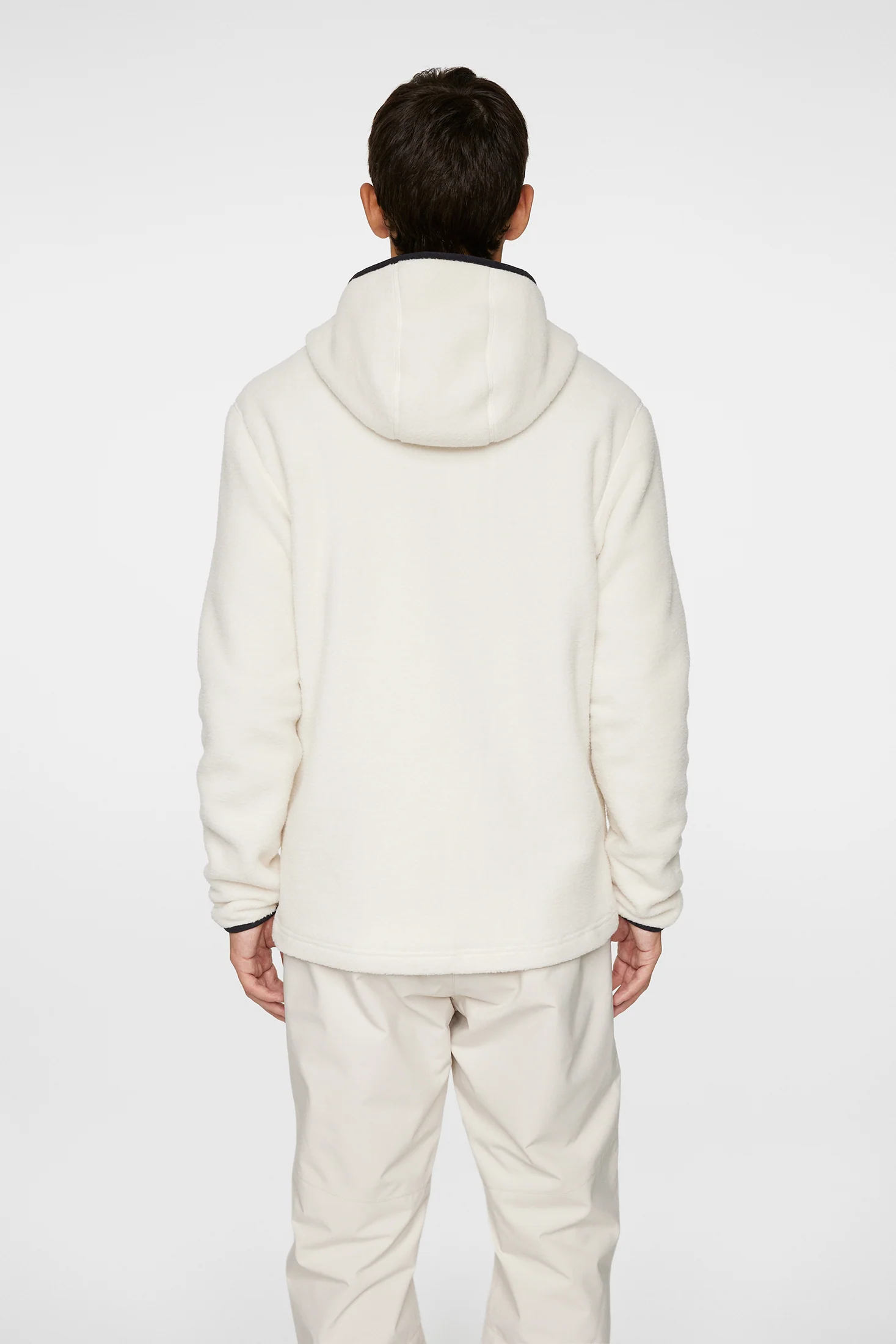 Seymor Fleece Zip Hood / Moonbeam - Image 3