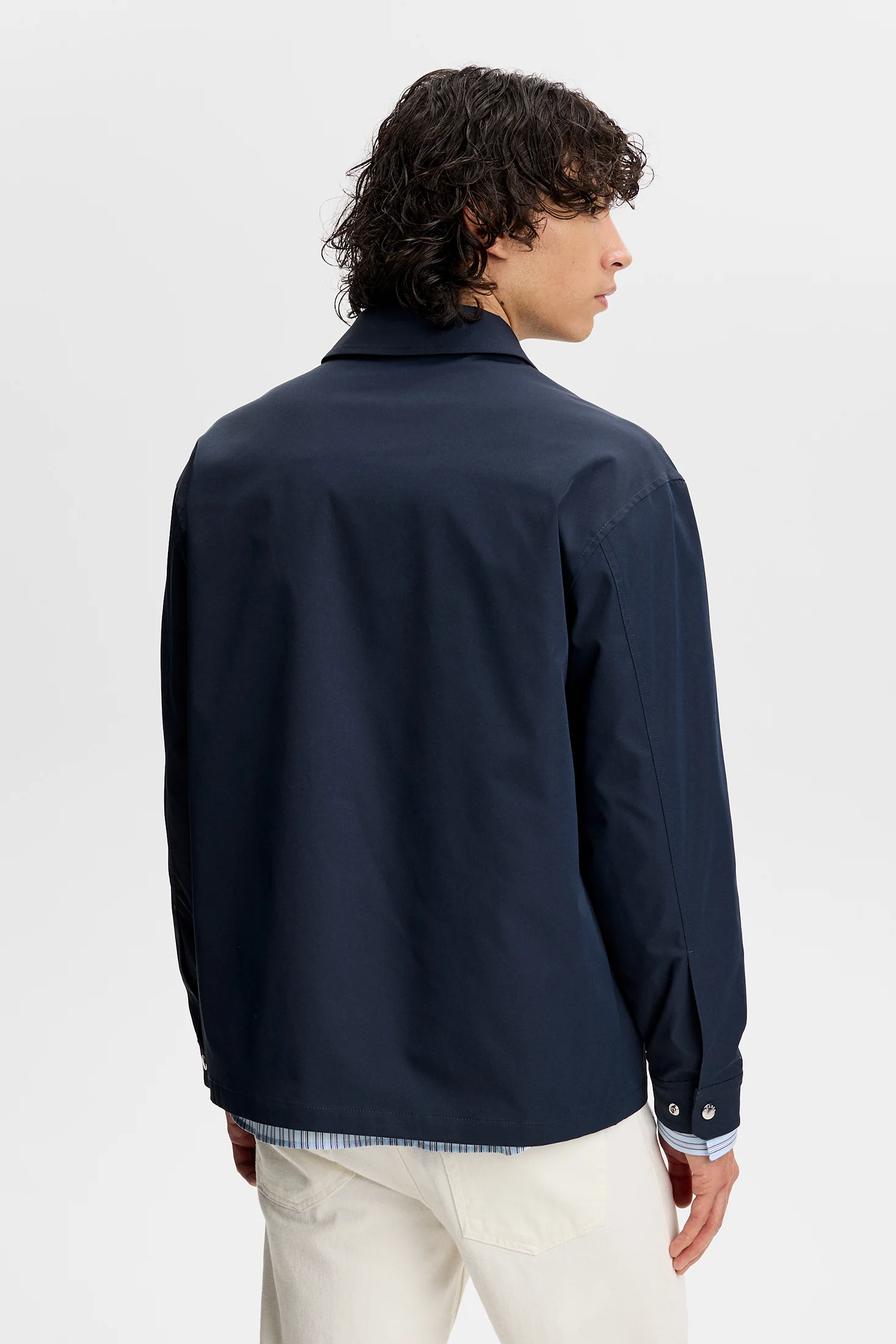 Shaley Overshirt / JL Navy - Image 3
