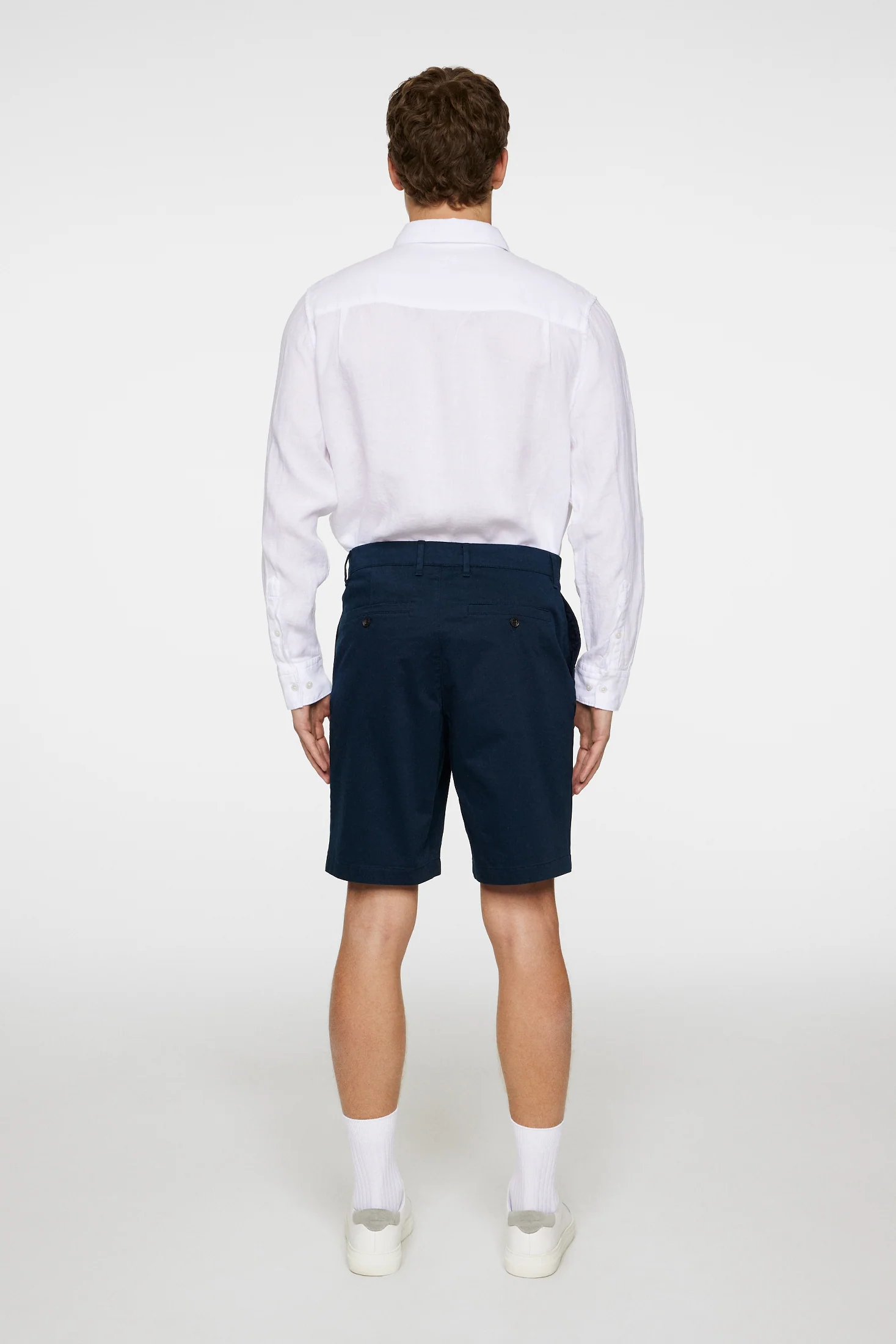 Shane Cloud Satin Shorts / JL Navy - Image 3