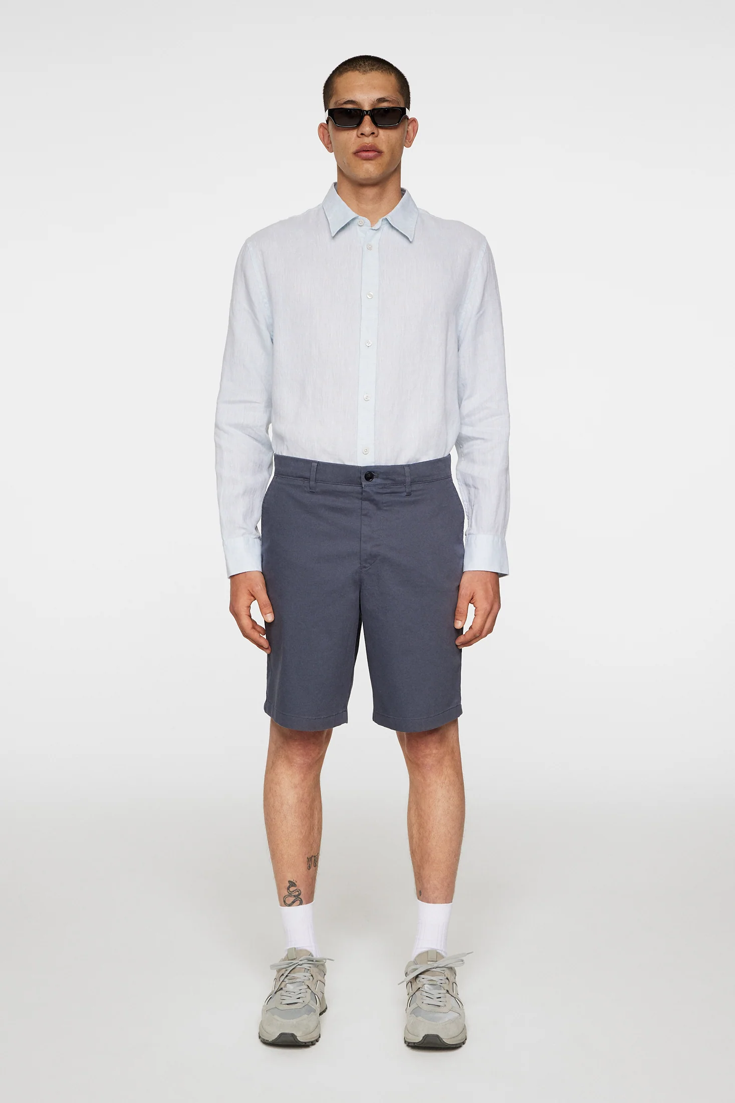 Shane Cloud Satin Shorts / Ombre Blue - Image 4