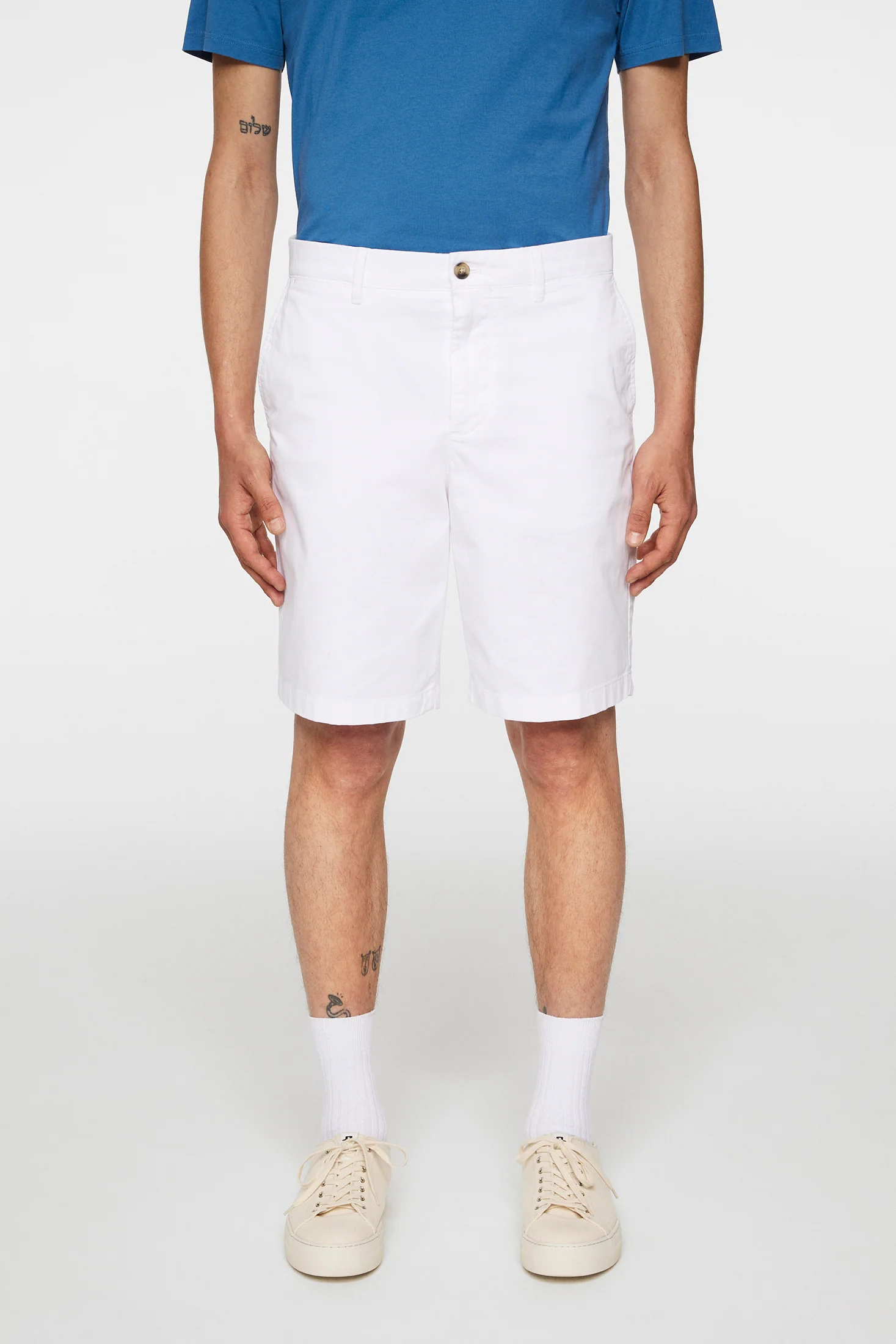 Shane Cloud Satin Shorts / White - Image 2