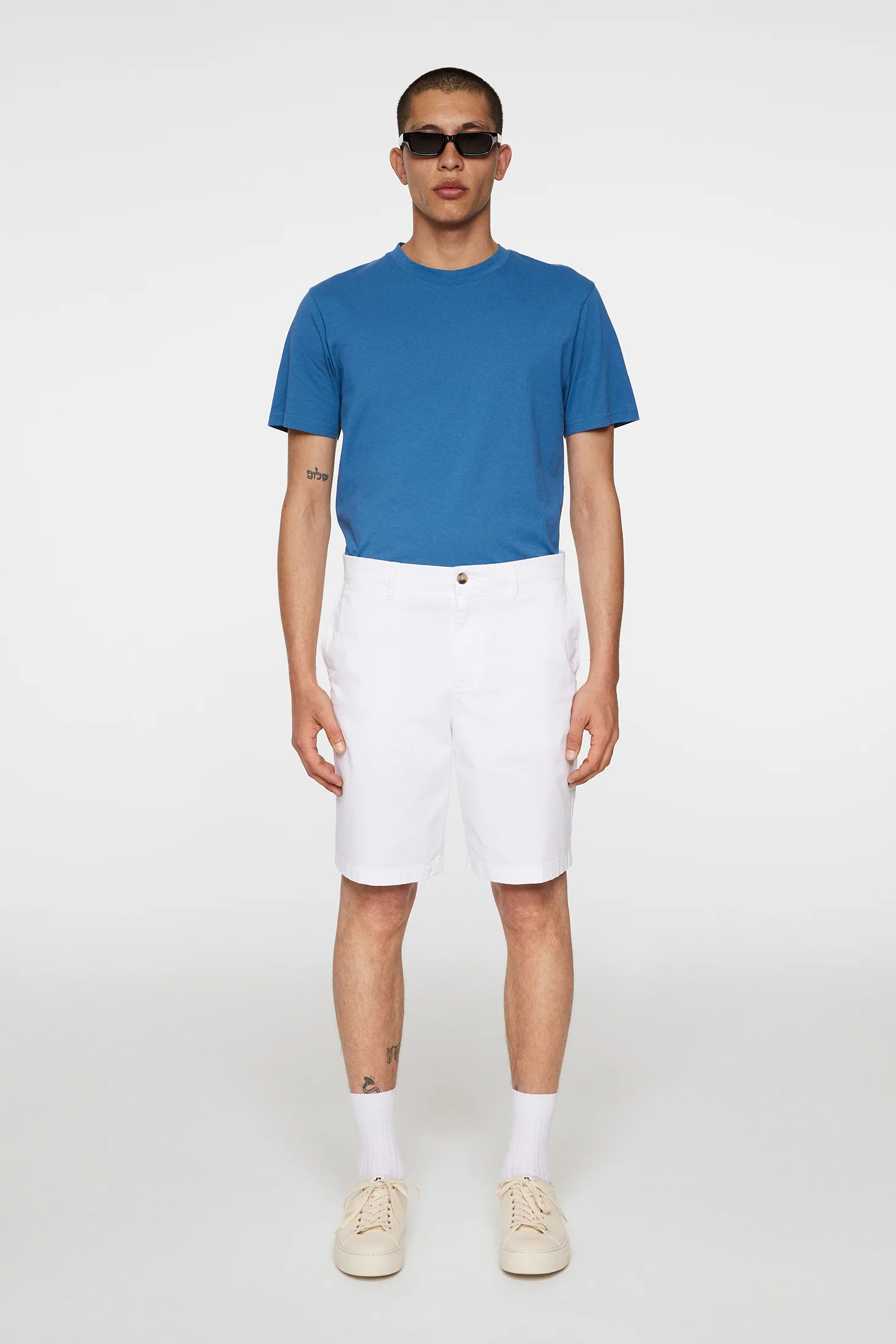 Shane Cloud Satin Shorts / White - Image 4