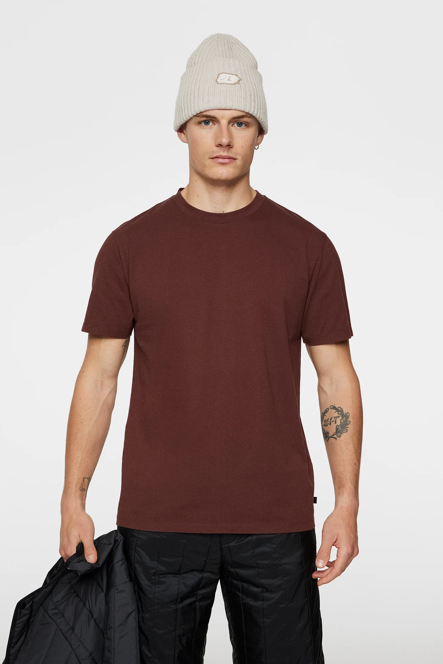 Sid Basic T-Shirt / Bitter Chocolate - Image 2
