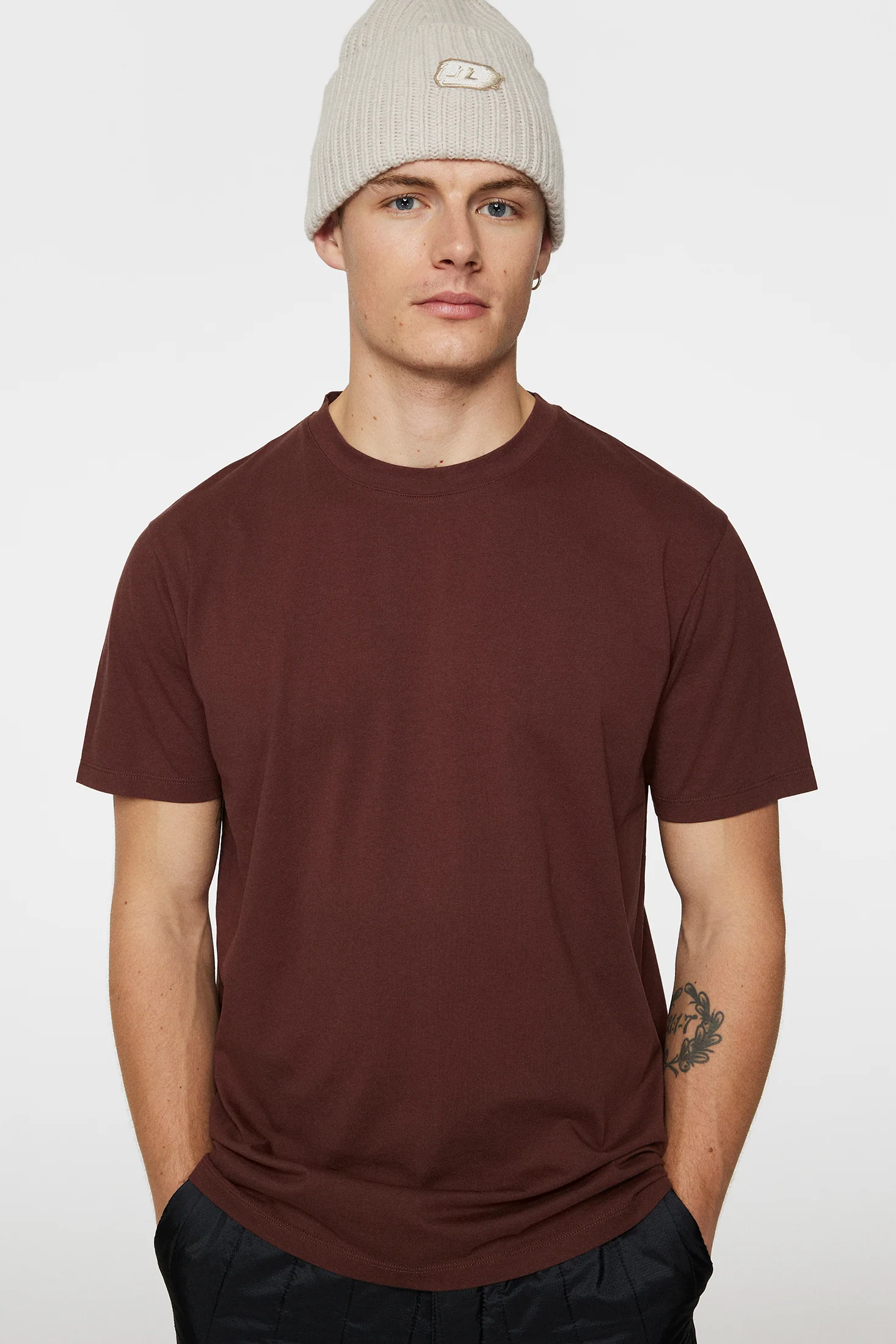 Sid Basic T-Shirt / Bitter Chocolate - Image 5