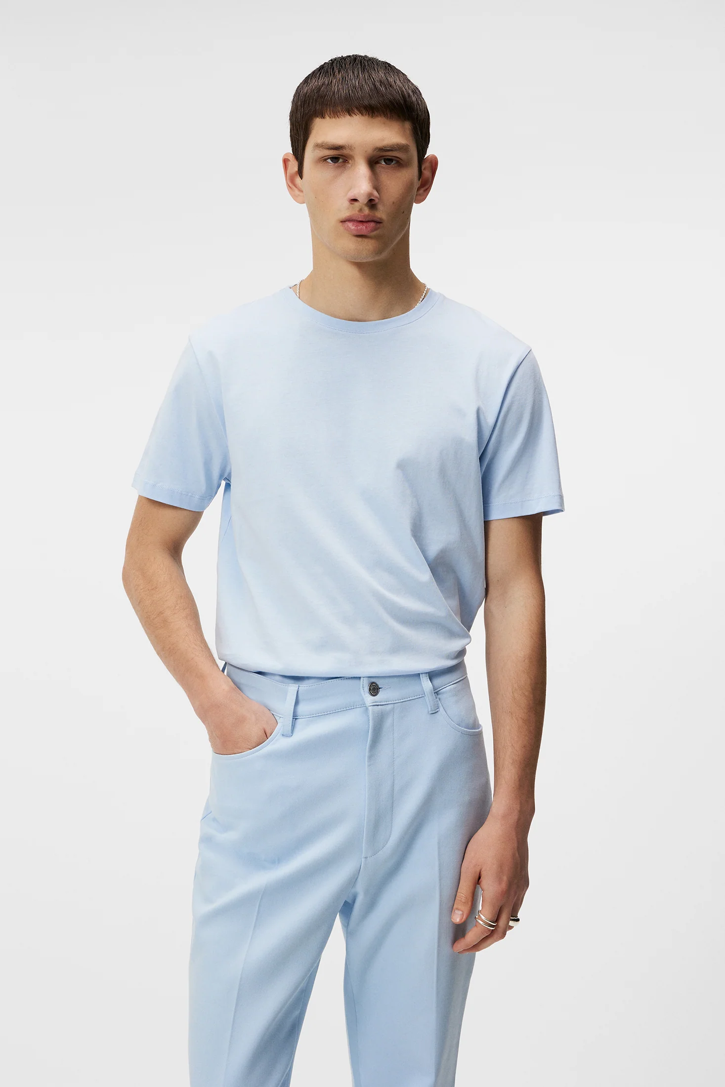 Sid Basic T-Shirt / Chambray Blue - Image 2