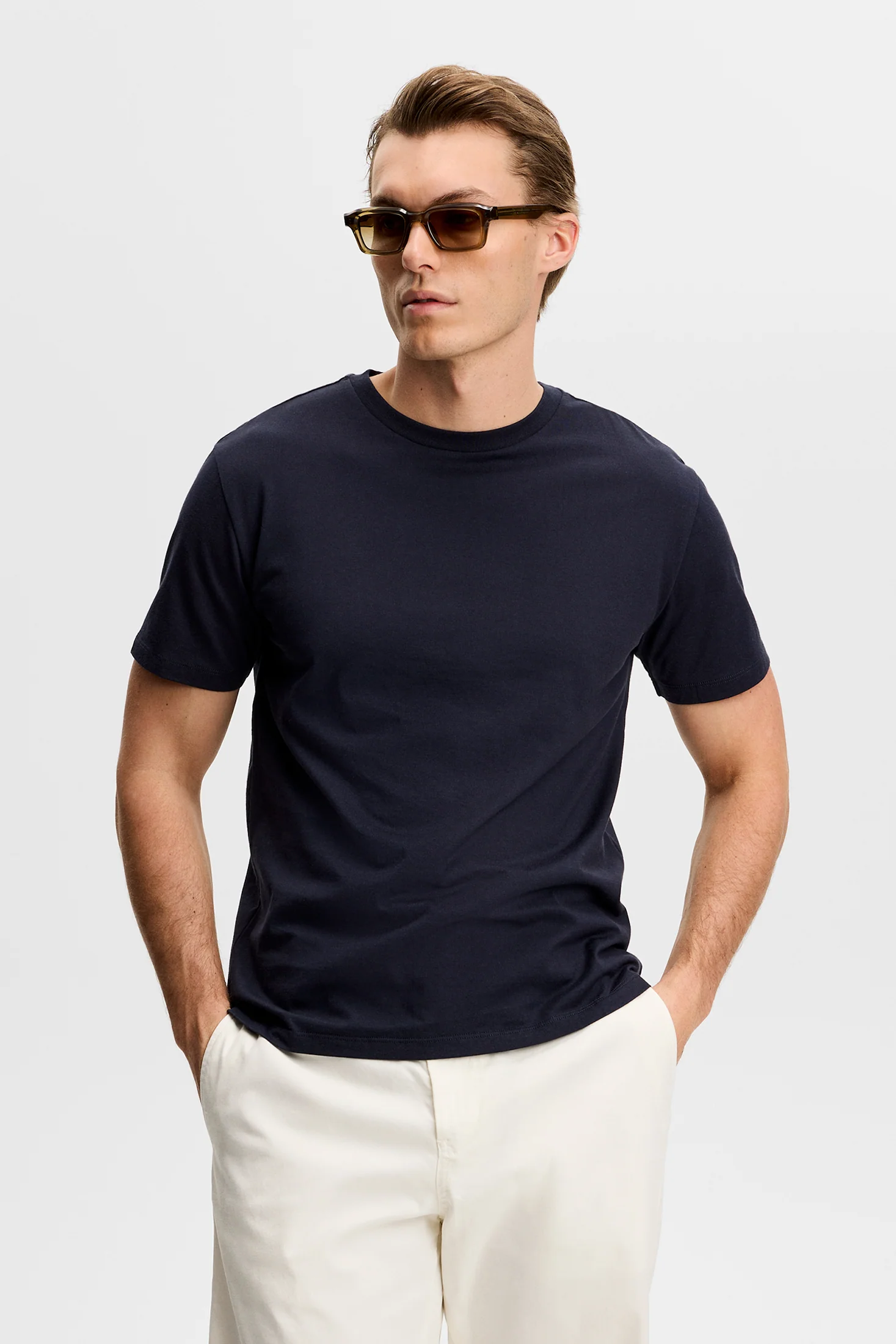 Sid Basic T-Shirt / JL Navy - Image 2