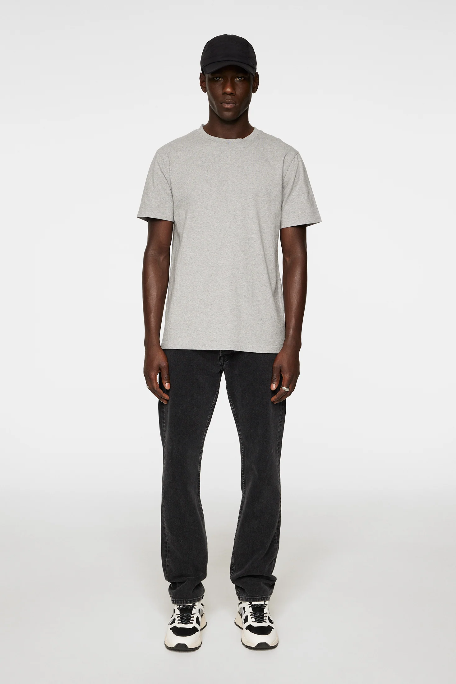 Sid Basic T-Shirt / Light Grey Melange - Image 4