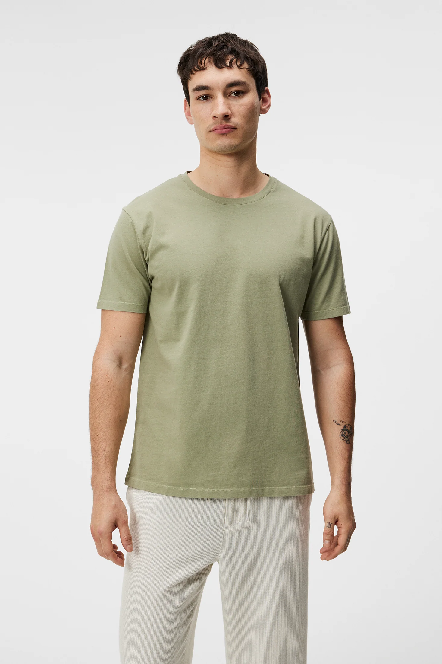 Sid Basic T-Shirt / Oil Green - Image 2