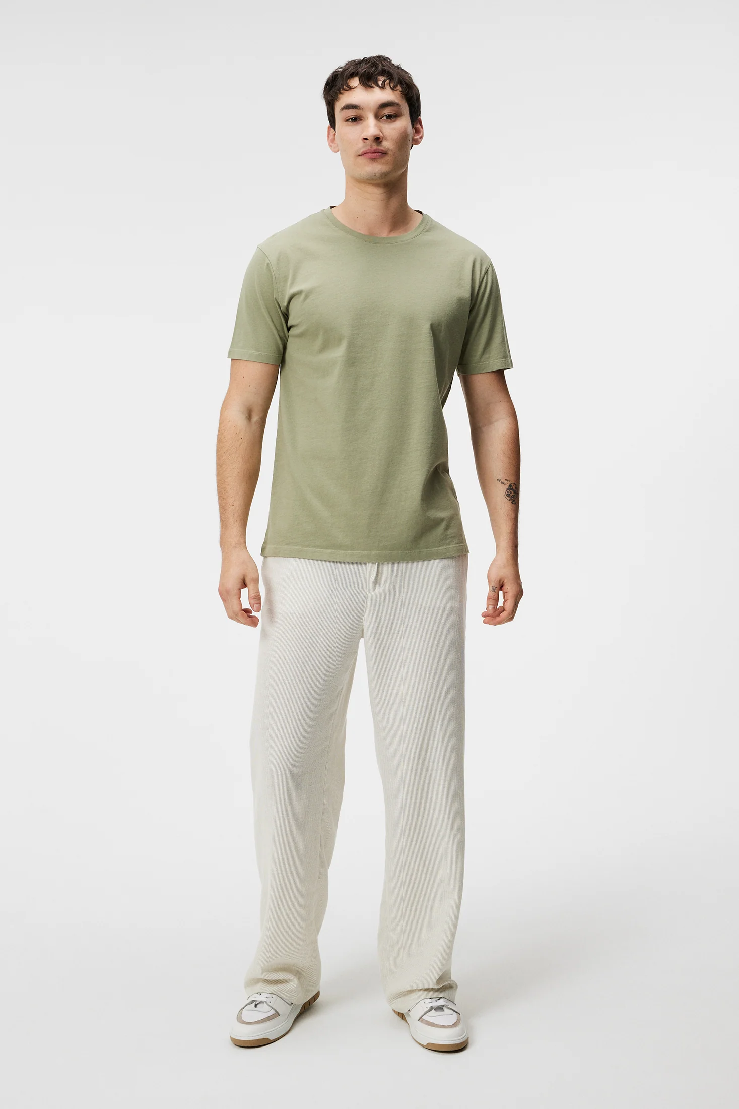 Sid Basic T-Shirt / Oil Green - Image 4