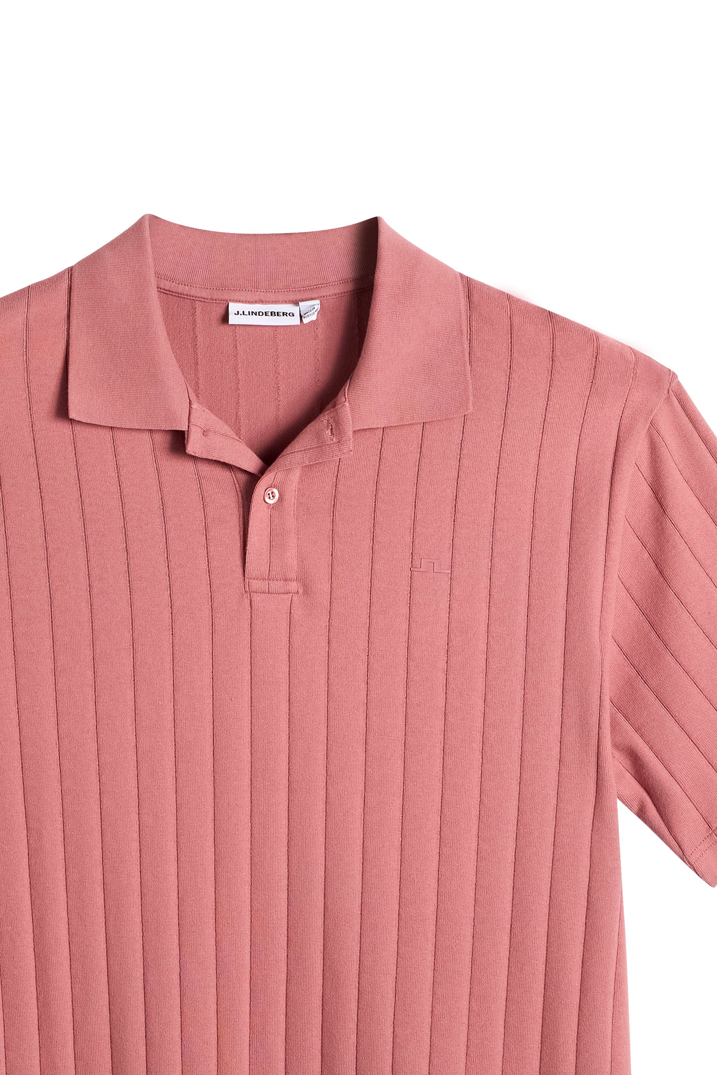 Simon Stripe Polo / Withered Rose - Image 6
