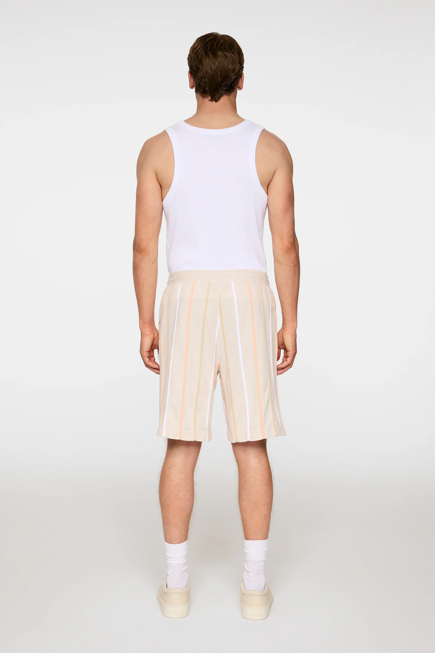 Simon Stripe Shorts / Moonbeam - Image 3