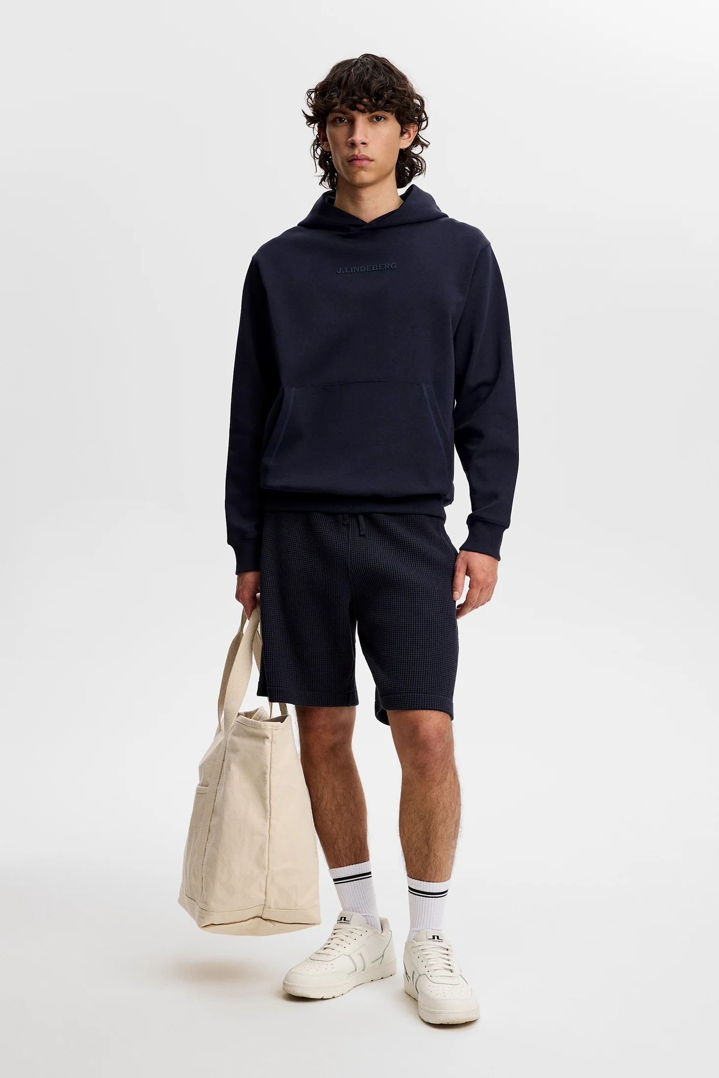 Simon Waffle Shorts / JL Navy - Image 4