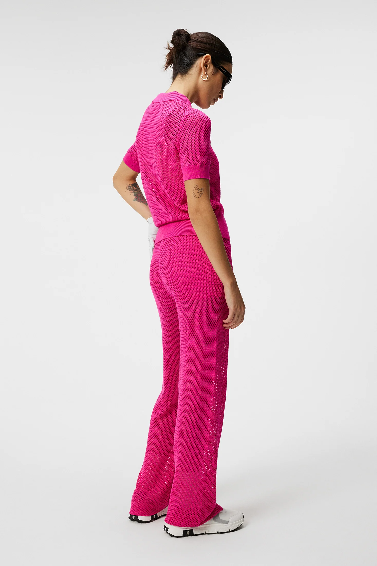 Sindra Knitted Shirt / Fuchsia Purple - Image 3