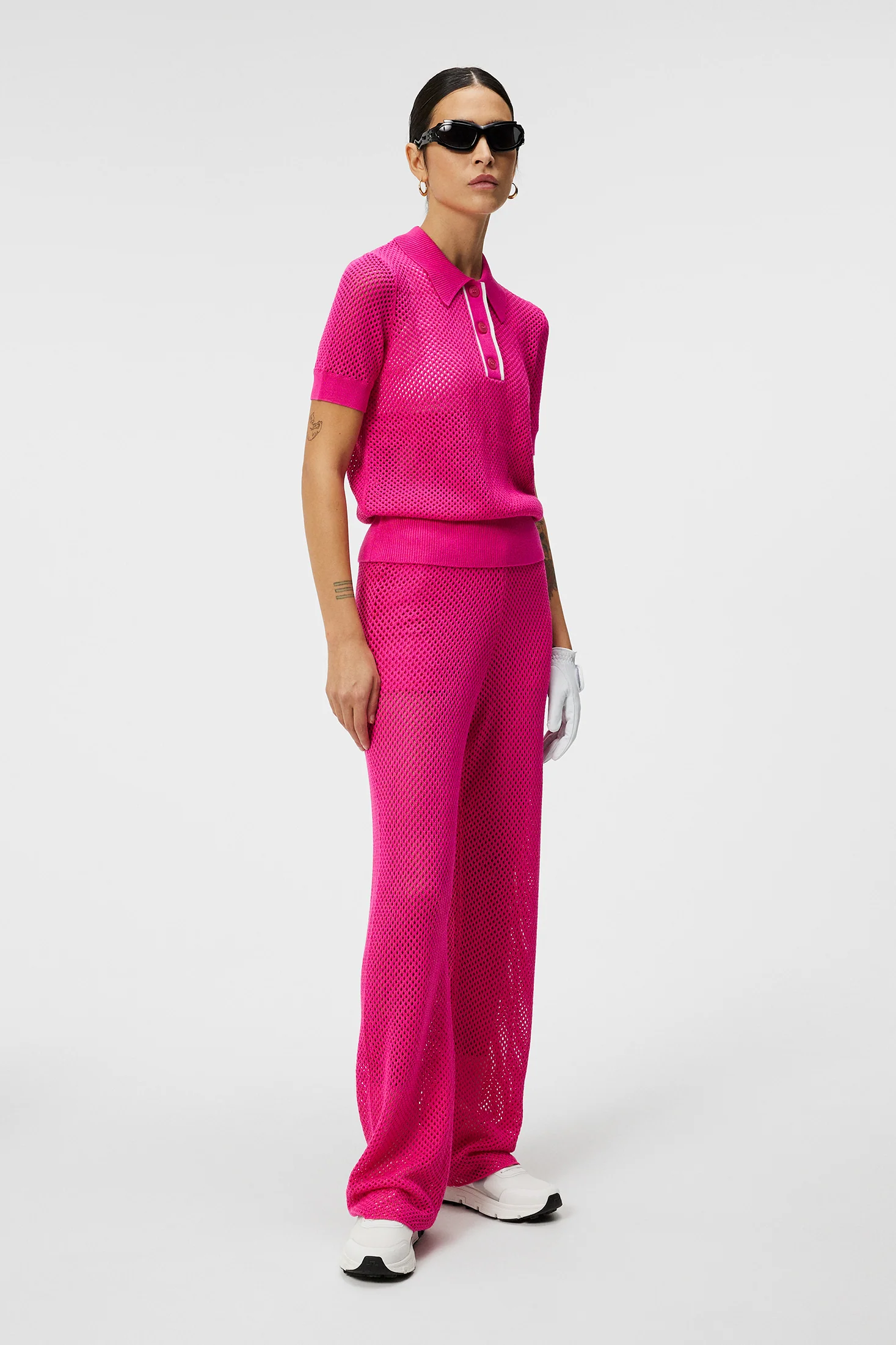 Sindra Knitted Shirt / Fuchsia Purple - Image 4