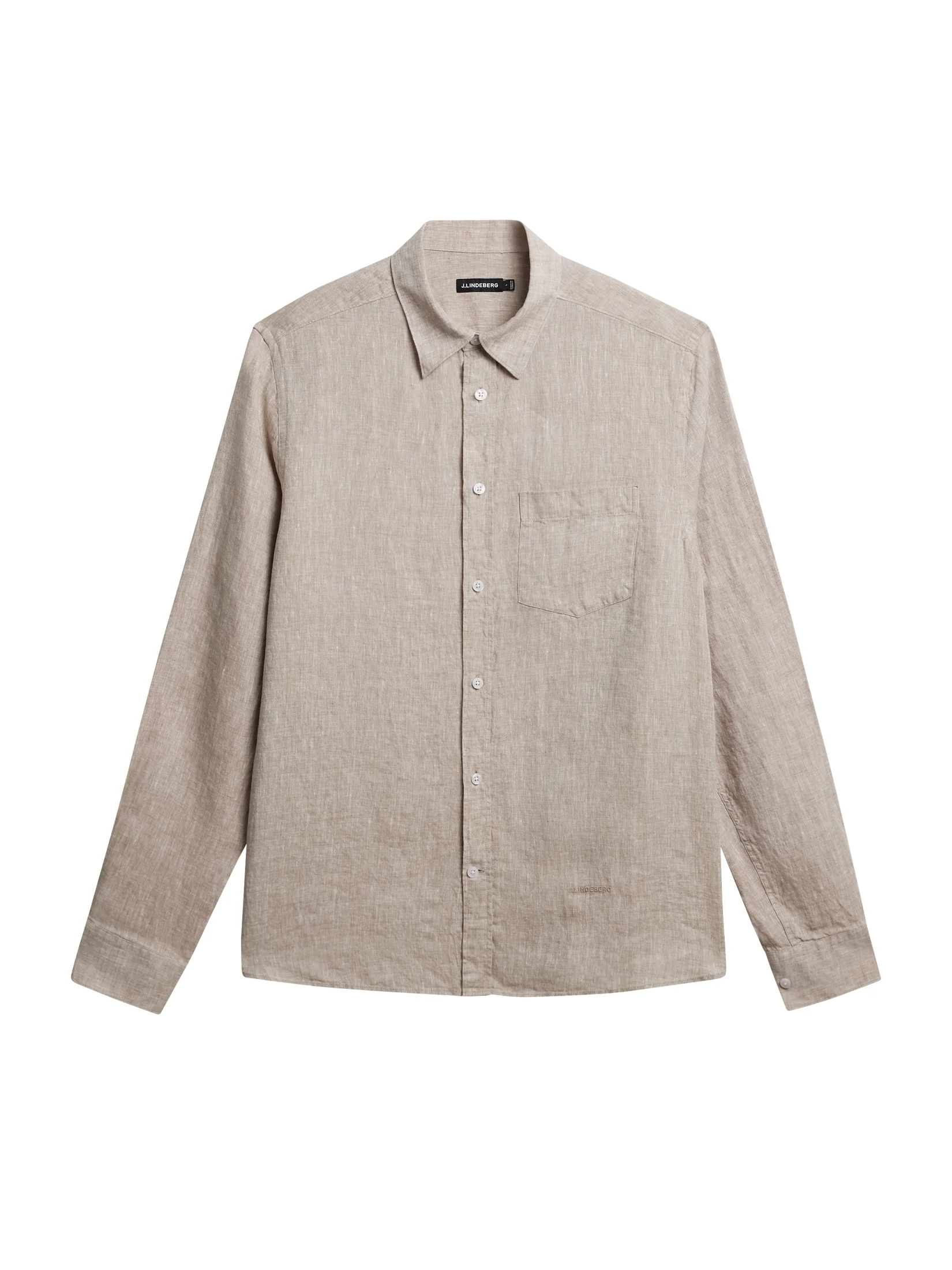 Slim LS Linen Melange Shirt / Batique Khaki