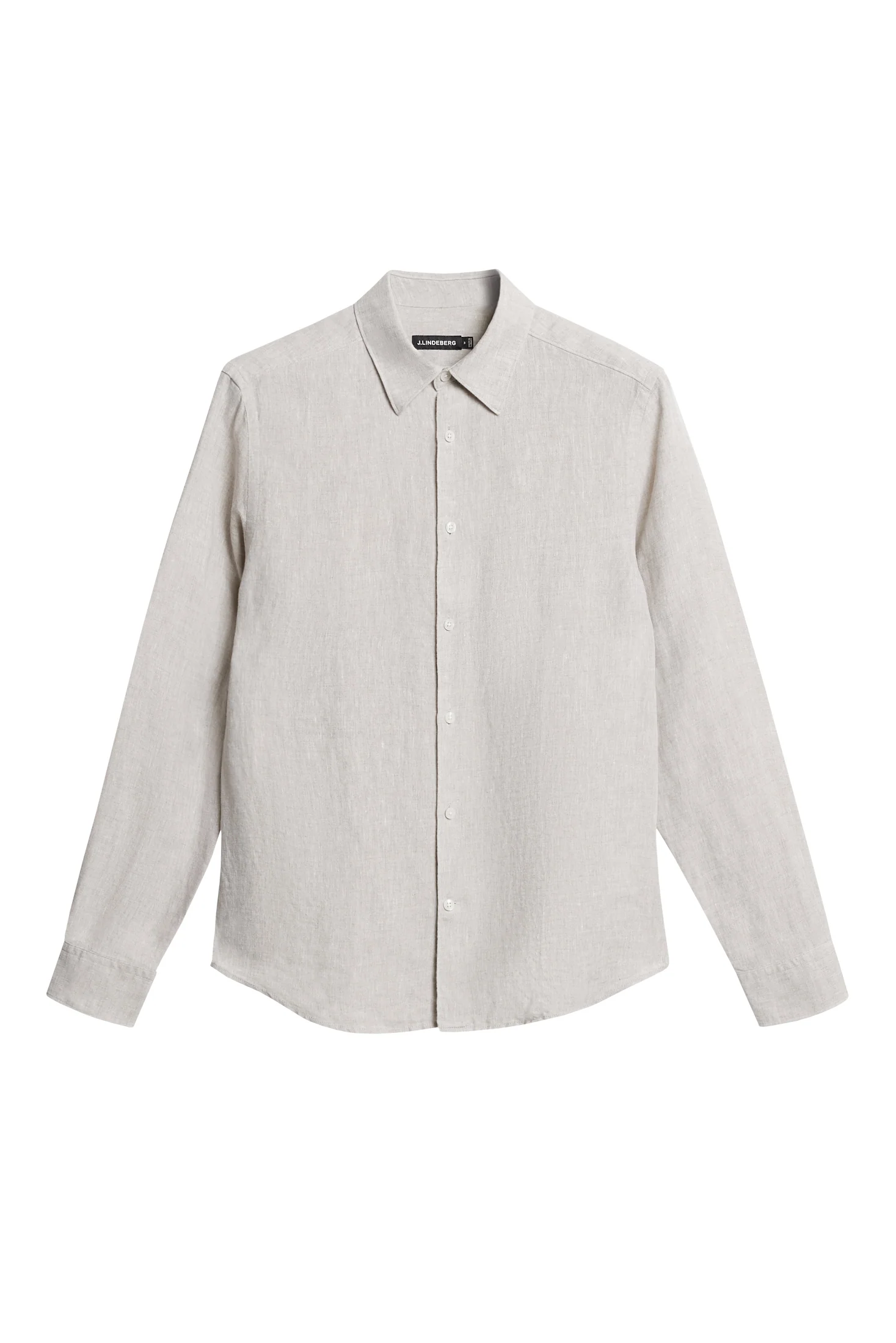 Slim LS Linen Melange Shirt / Moonbeam