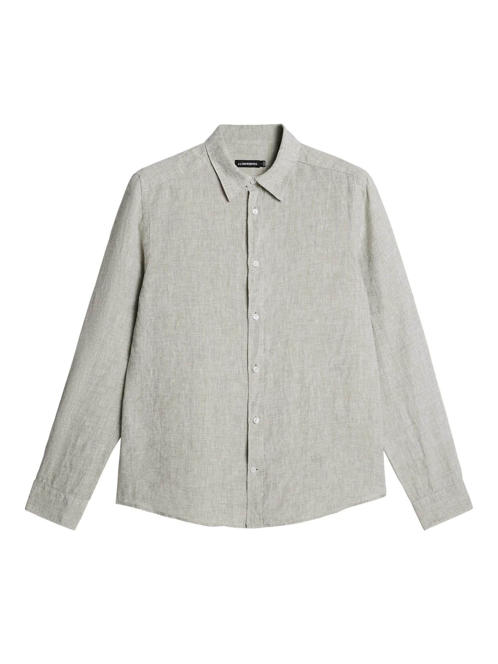 Slim LS Linen Melange Shirt / Oil Green