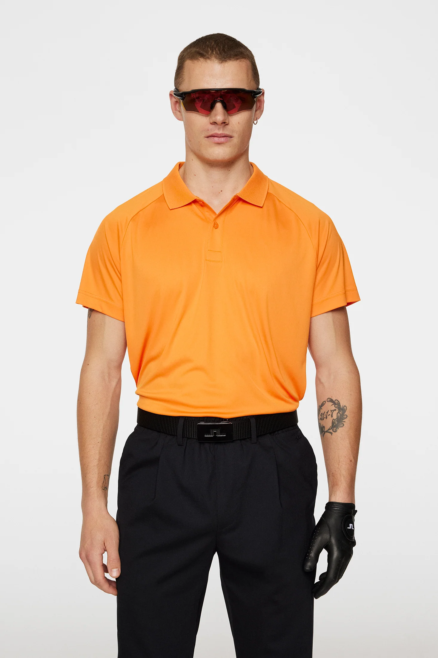 Sola Regular Fit Polo / Persimmon Orange - Image 3