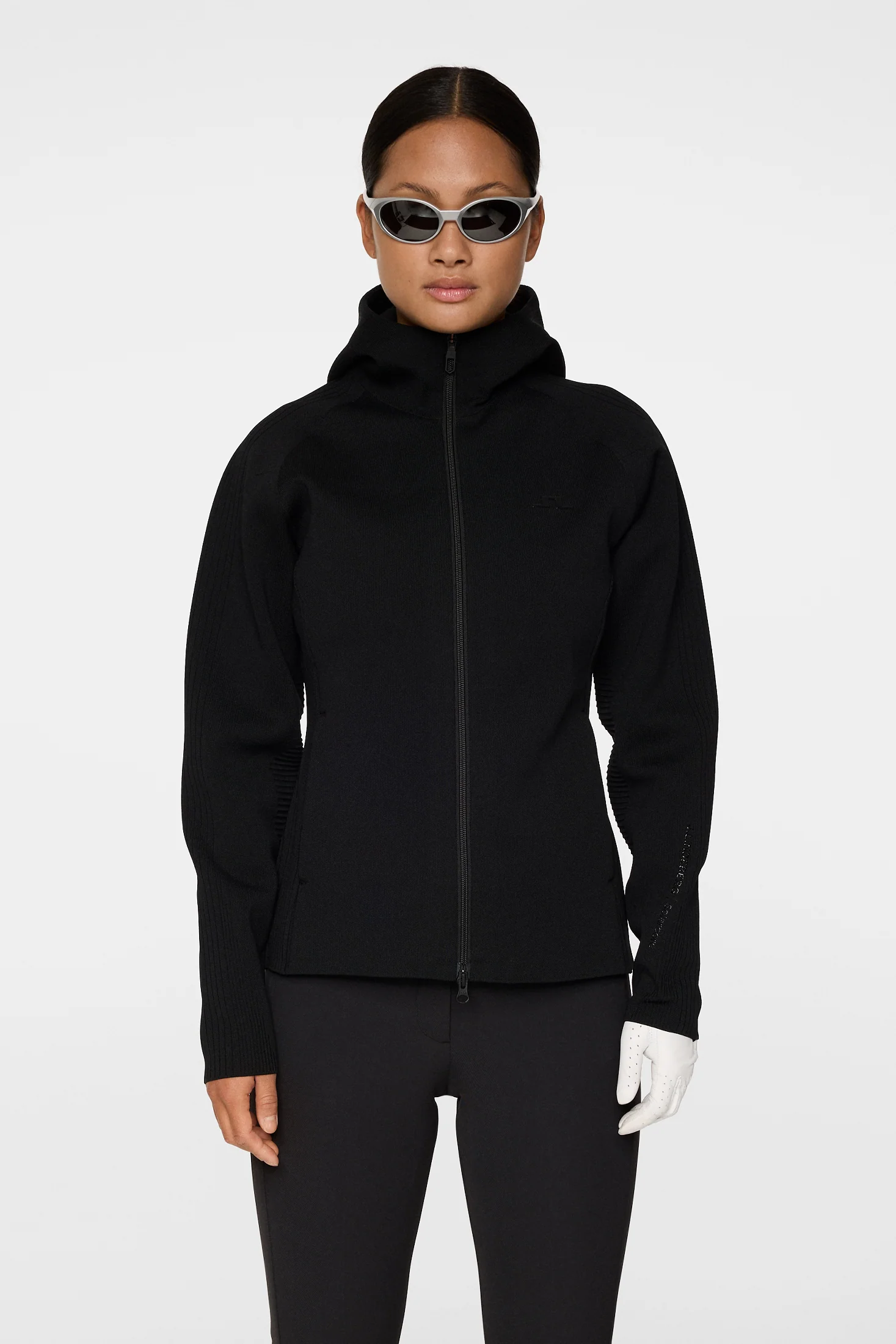 Solarcore Knit Zip Sweater / Black - Image 3