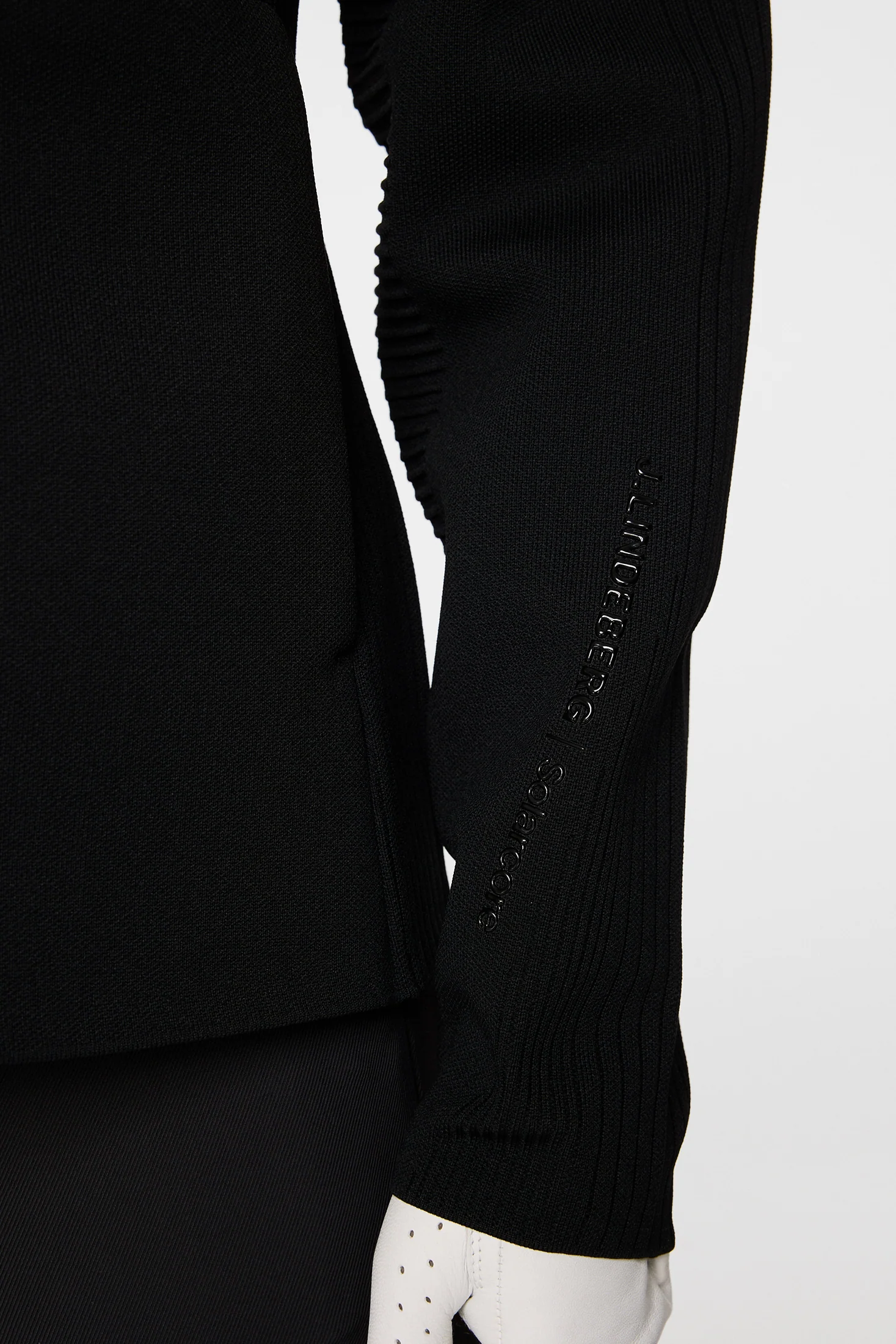 Solarcore Knit Zip Sweater / Black - Image 7