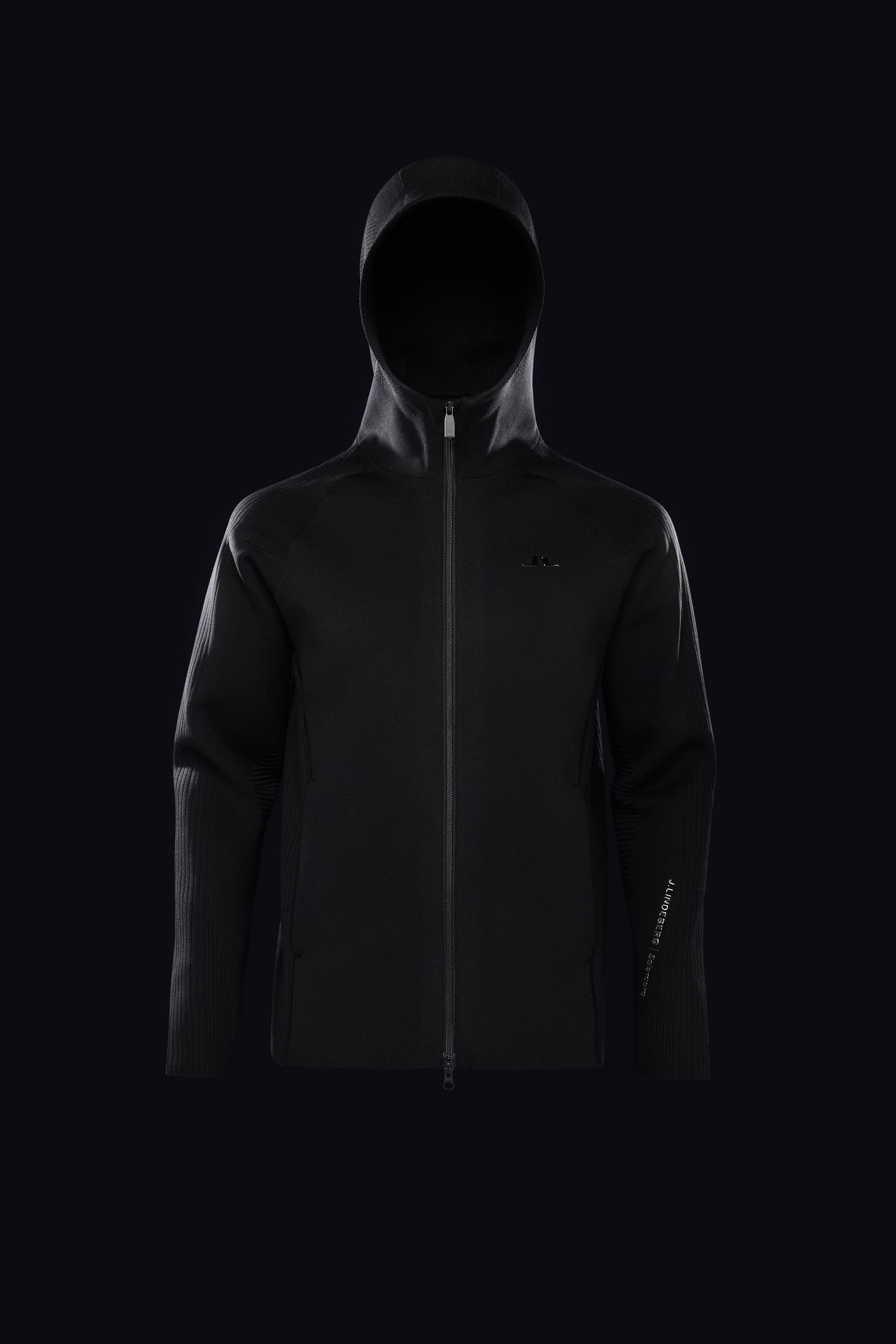 Solarcore Knit Zip Sweater / Black - Image 8
