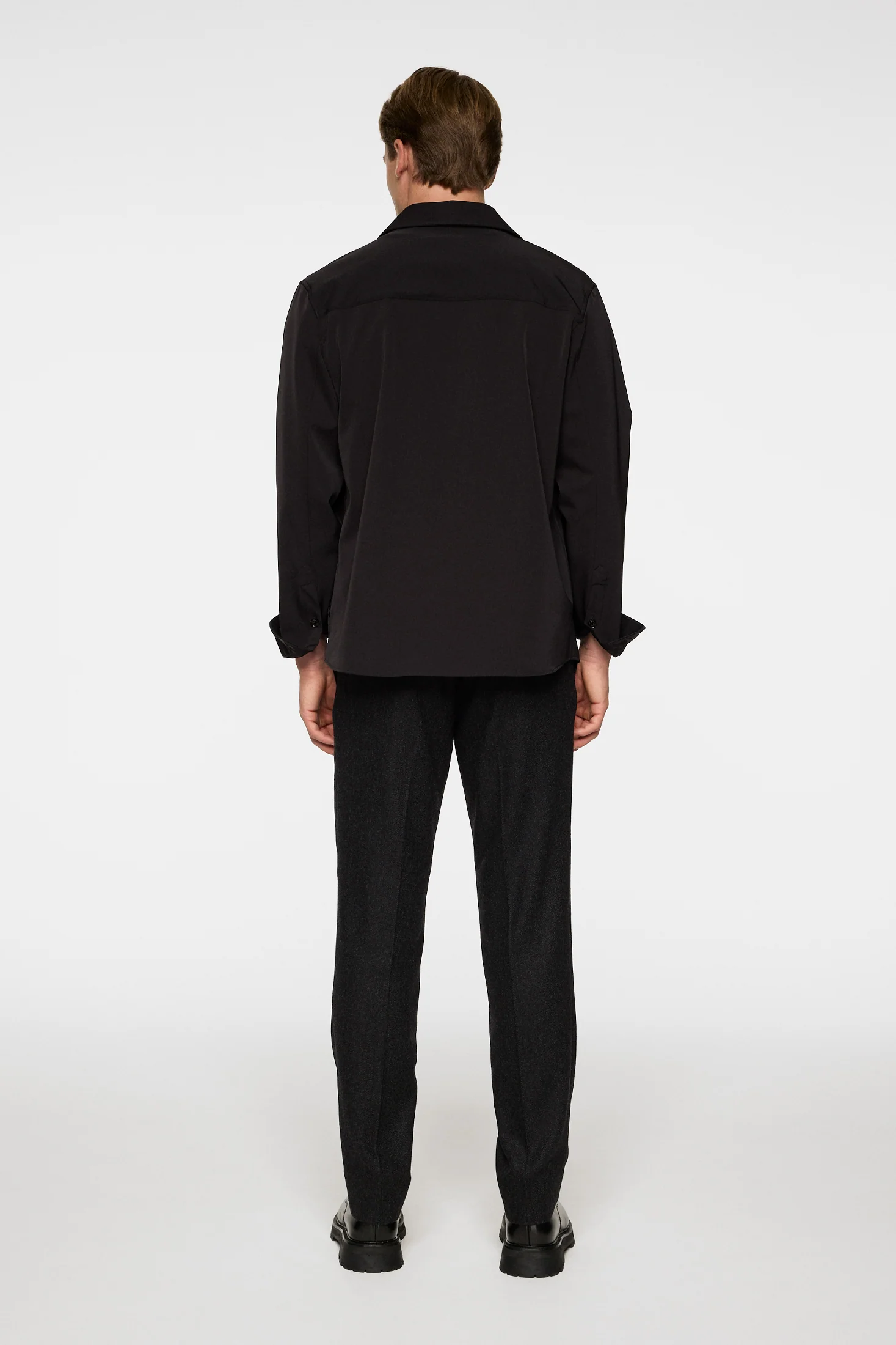 Soren Cash Flannel Pants / Dark Grey Melange - Image 3