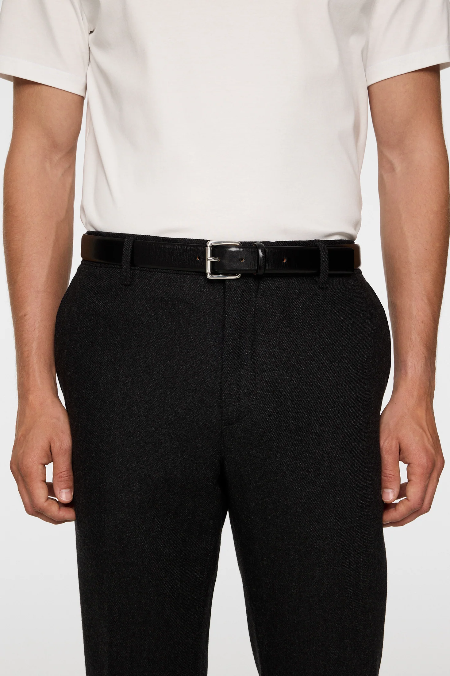 Soren Cash Flannel Pants / Dark Grey Melange - Image 5