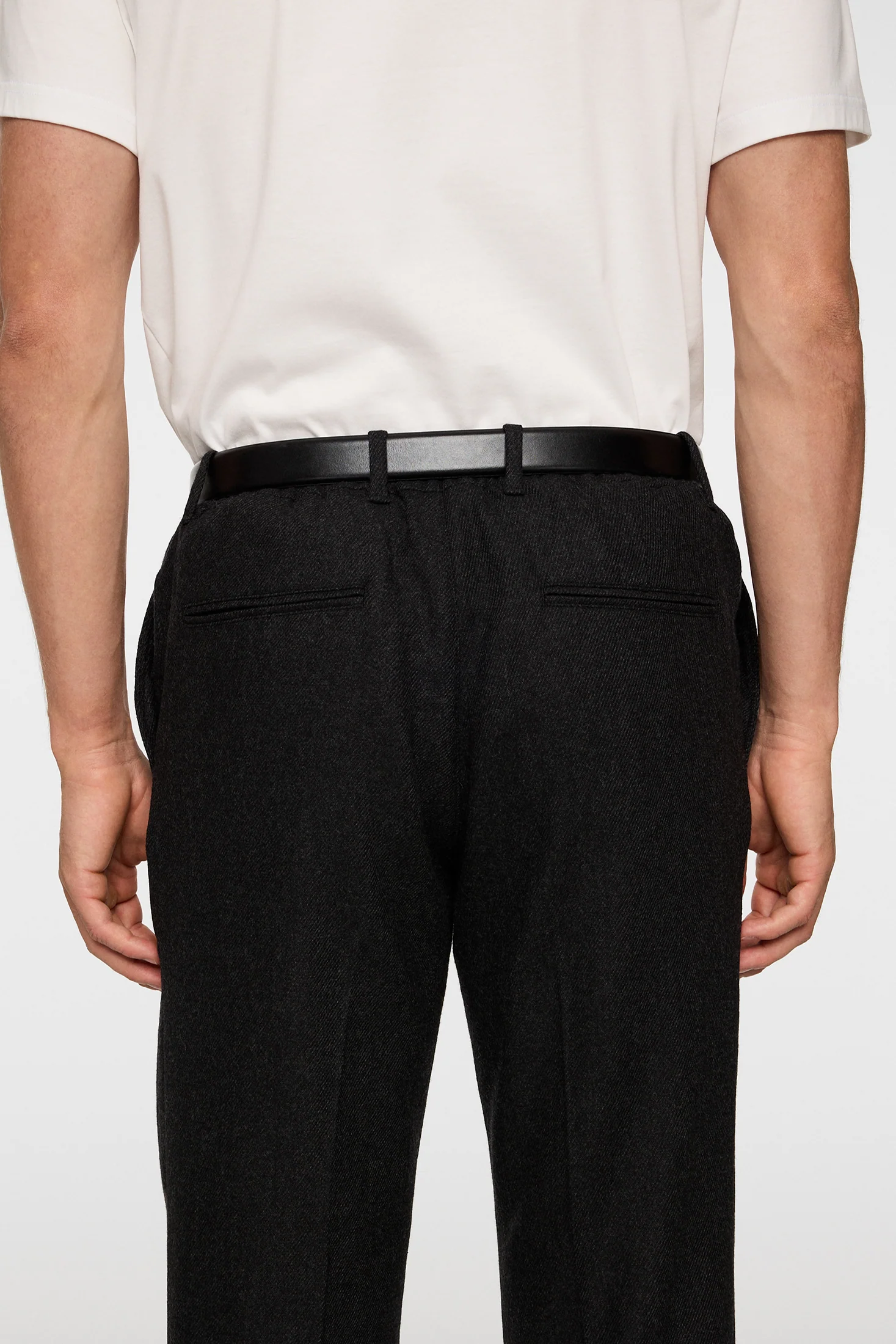 Soren Cash Flannel Pants / Dark Grey Melange - Image 6