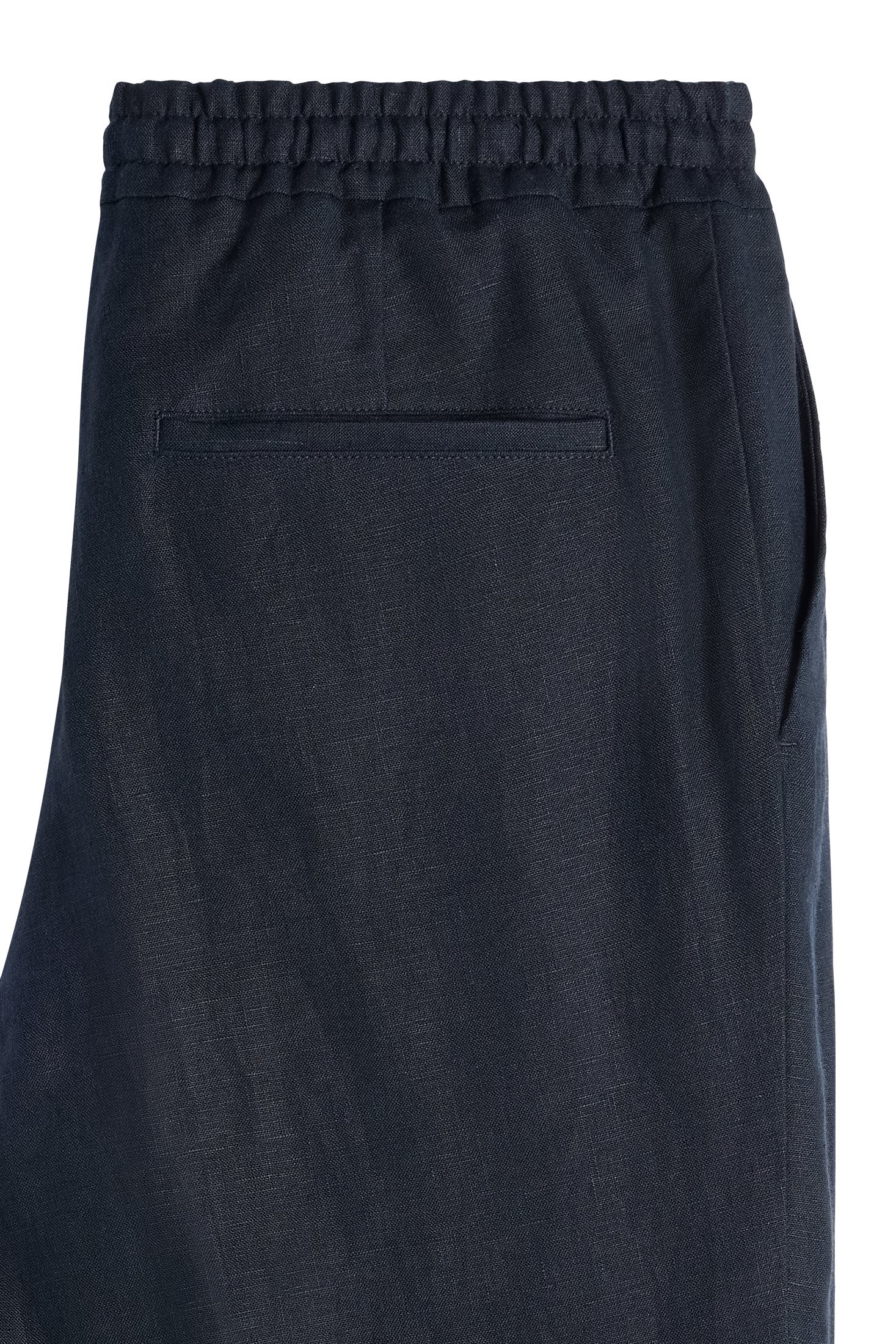 Soren Drape Linen Pants / JL Navy - Image 2