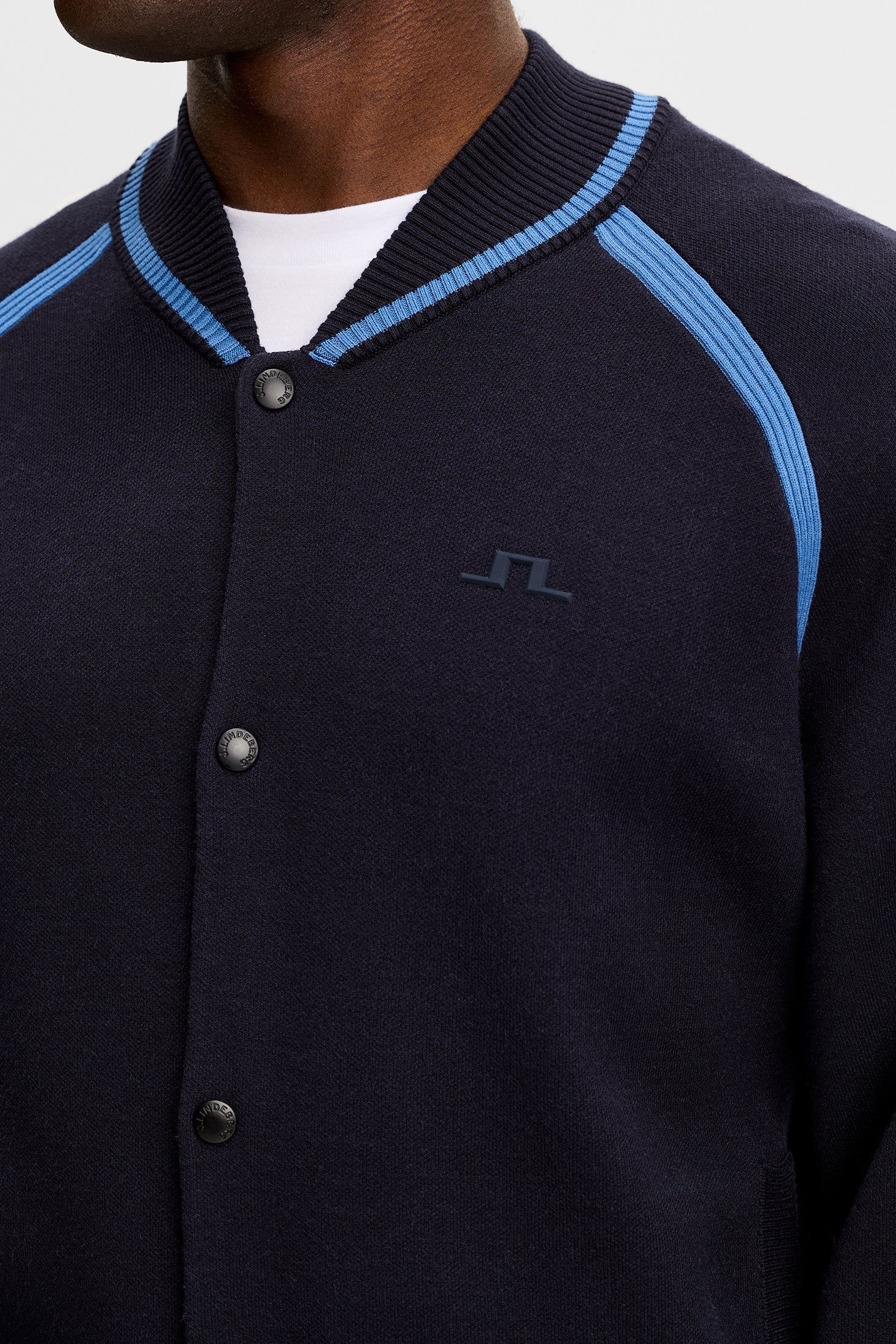 Stanley Jacquard Knit Bomber / JL Navy - Image 6