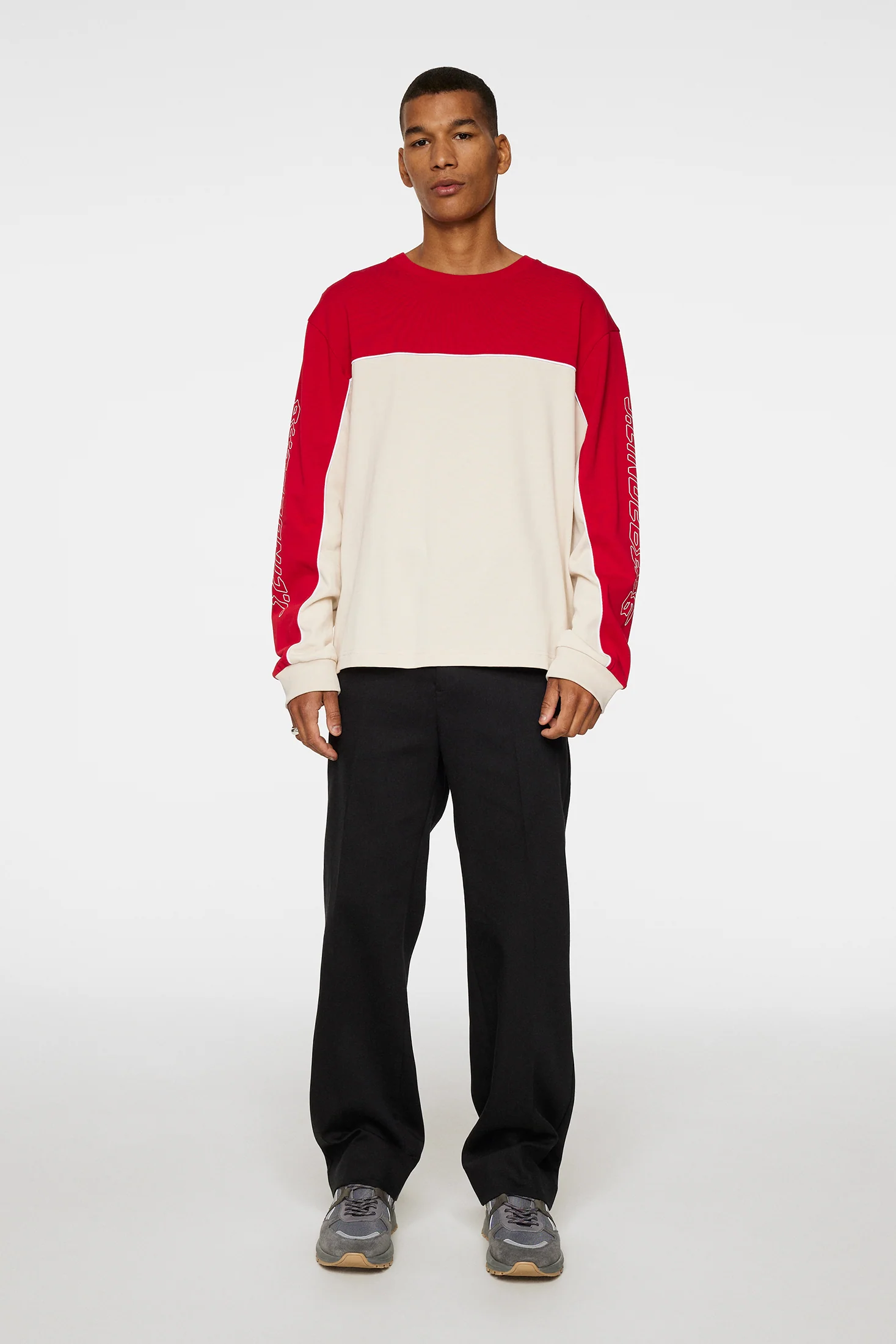 Stanley Panel Longsleeve Tee / Moonbeam - Image 4