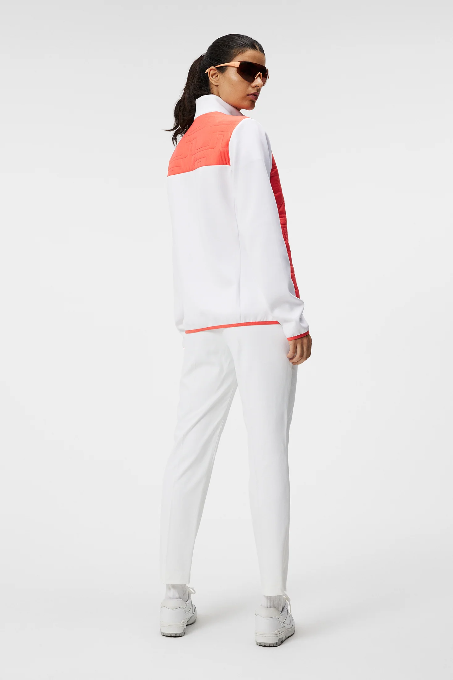 Stefania Hybrid Jacket / Hot Coral - Image 3