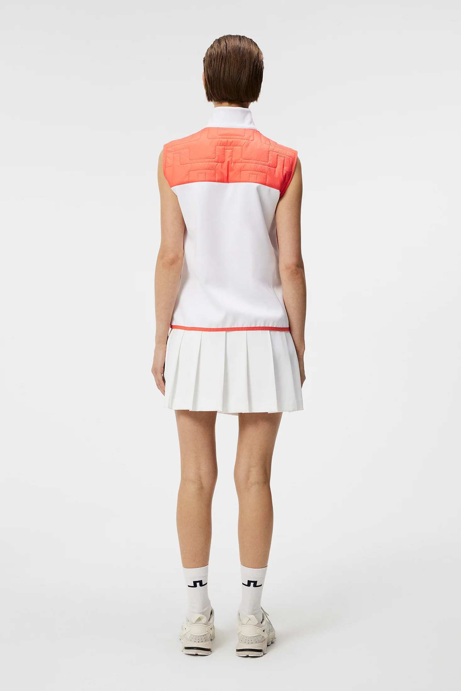 Stefania Hybrid Vest / Hot Coral - Image 3