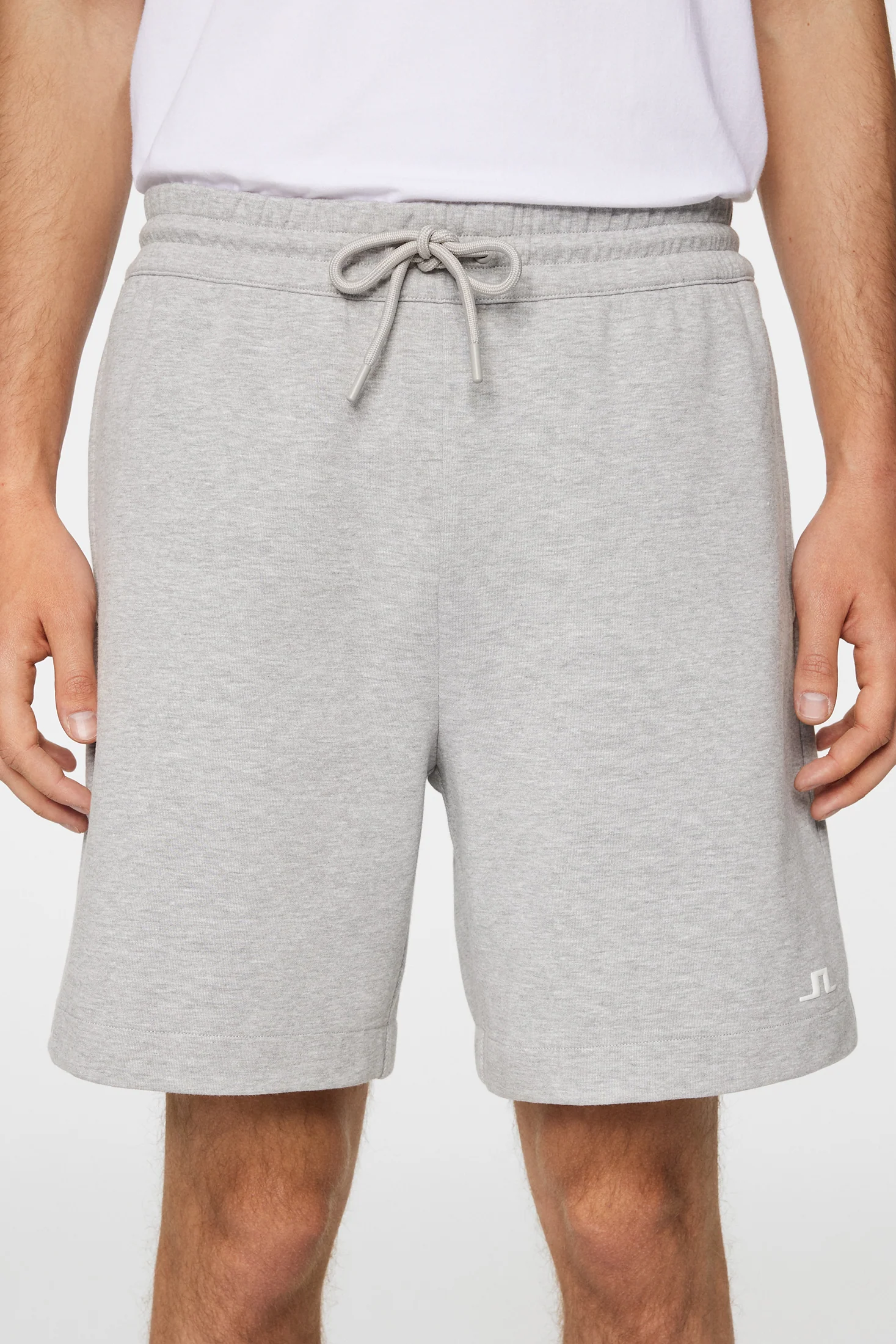 Steffen Sweatshirt Shorts / Light Grey Melange - Image 5