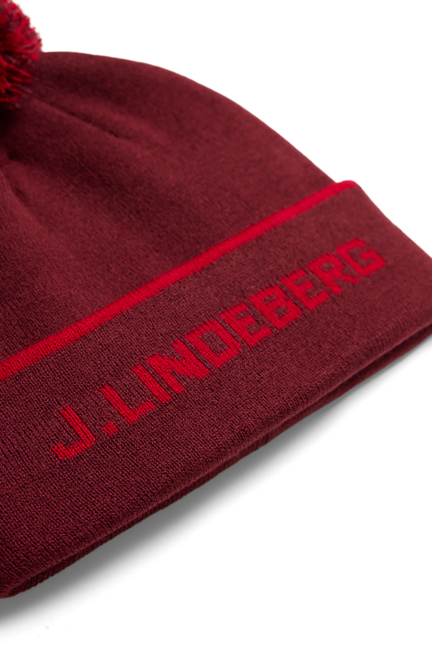 Stripe Beanie / Cabernet - Image 4
