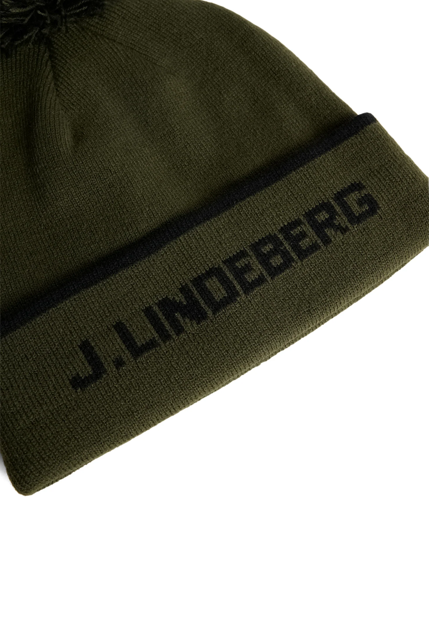 Stripe Beanie / Forest Green - Image 3