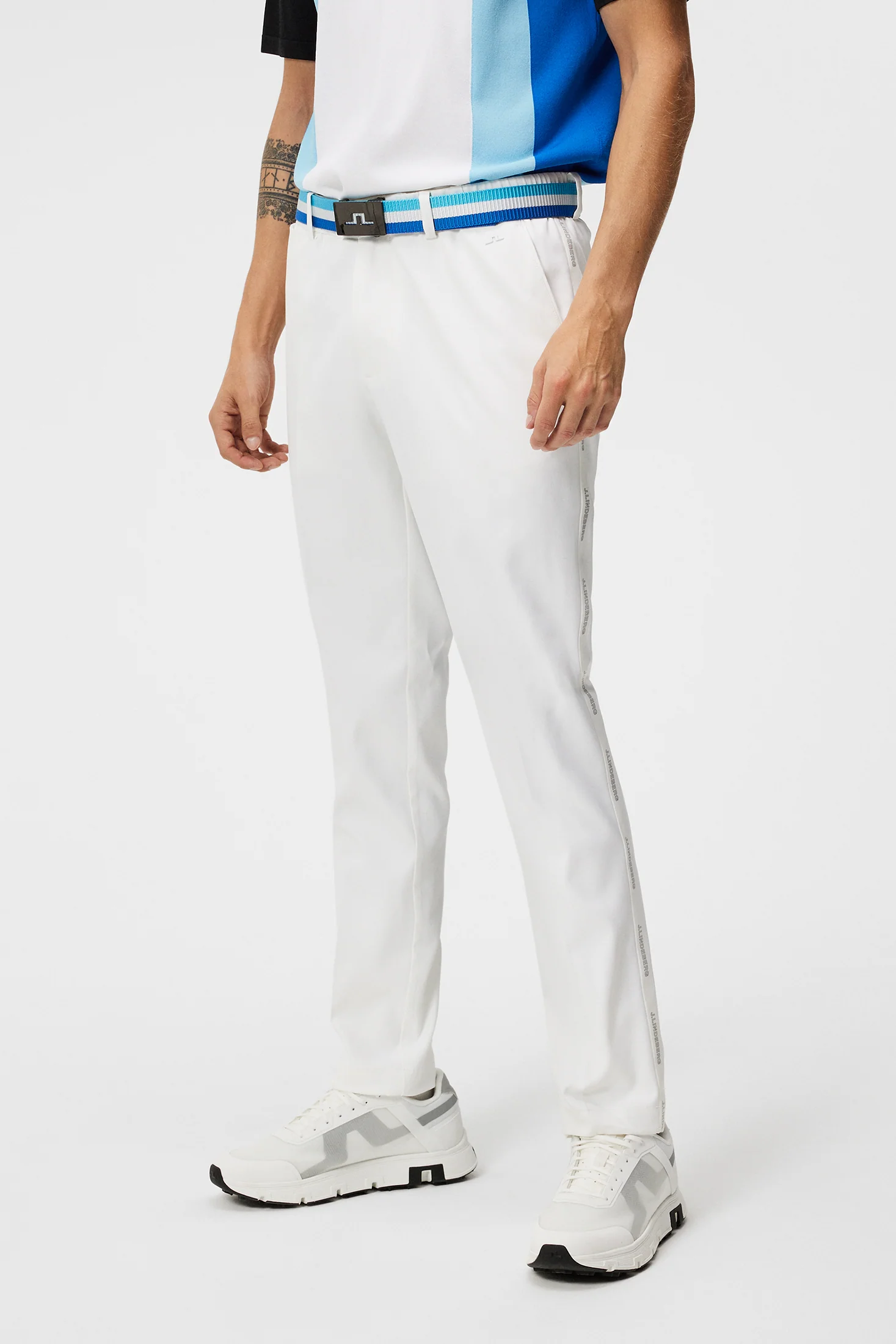 Stuart Stripe Pant / White - Image 2