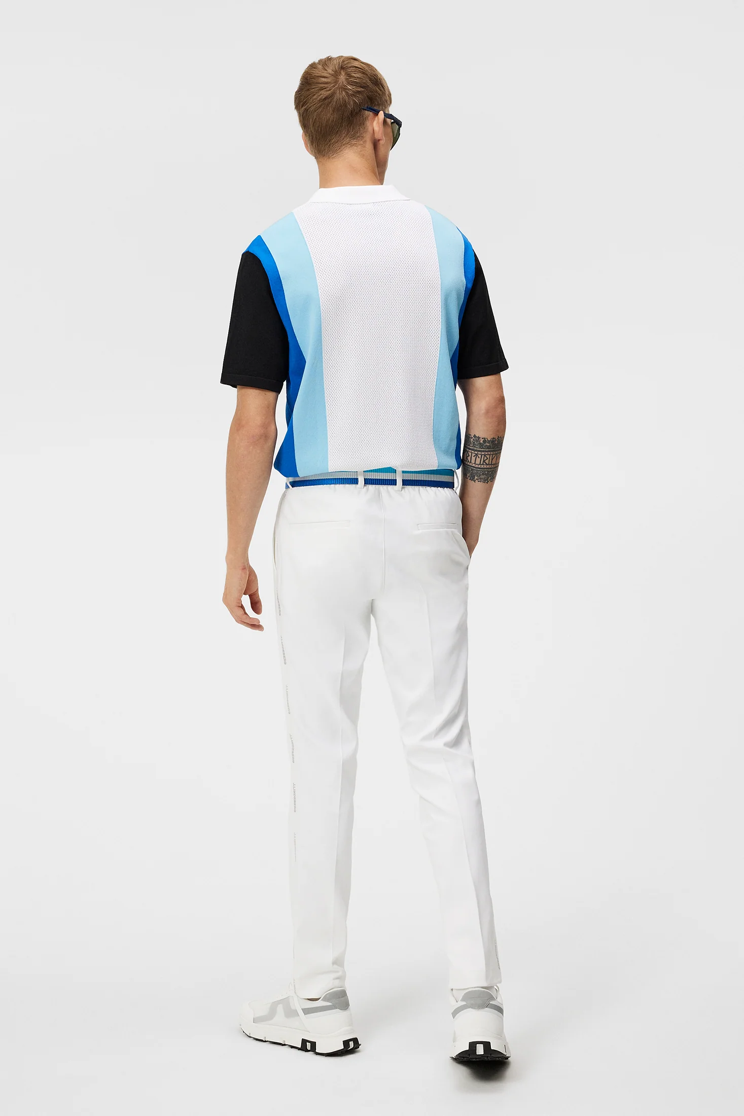 Stuart Stripe Pant / White - Image 3