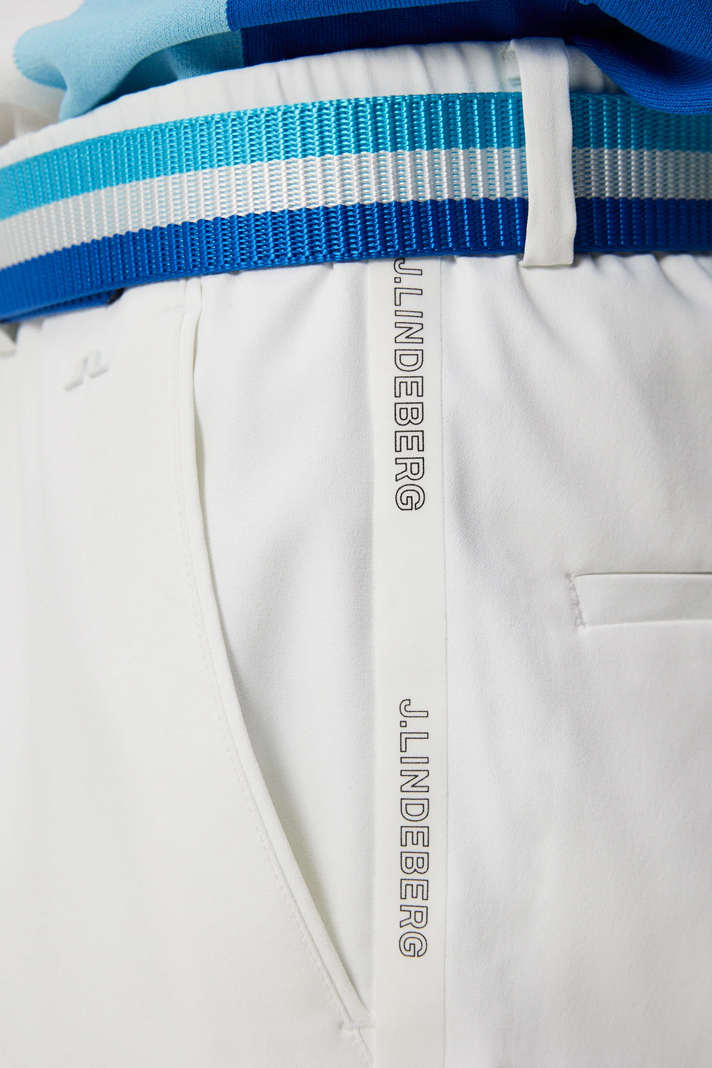 Stuart Stripe Pant / White - Image 6
