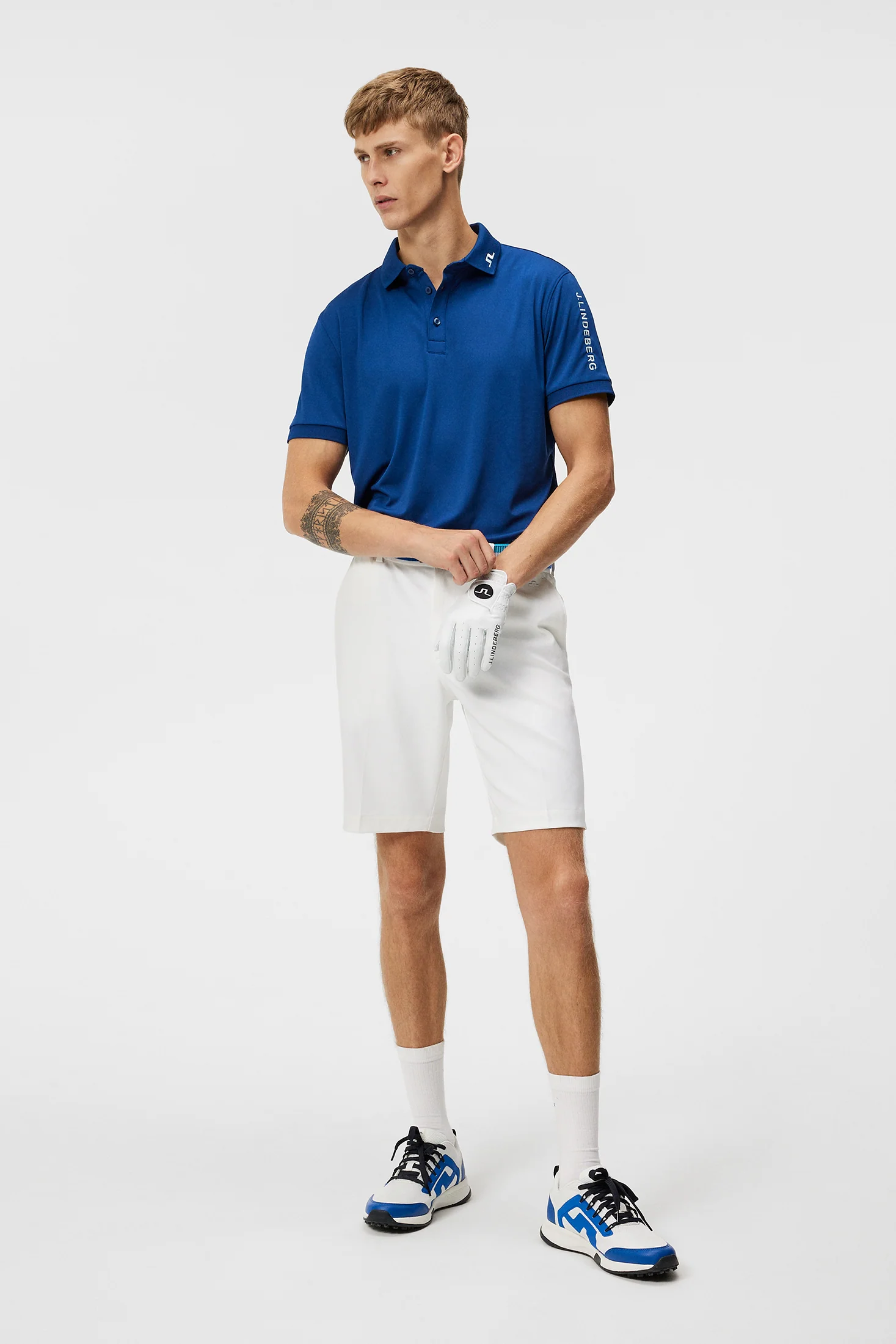 Stuart Stripe Shorts / White - Image 4
