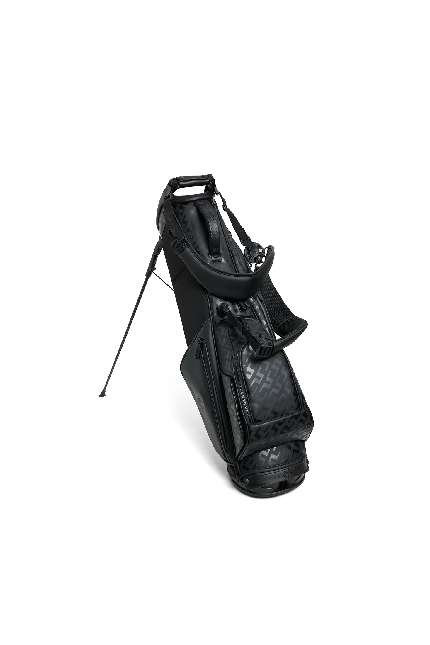 Sunday Stand Print Golf Bag / Tour Geo Jacquard Black M - Image 2