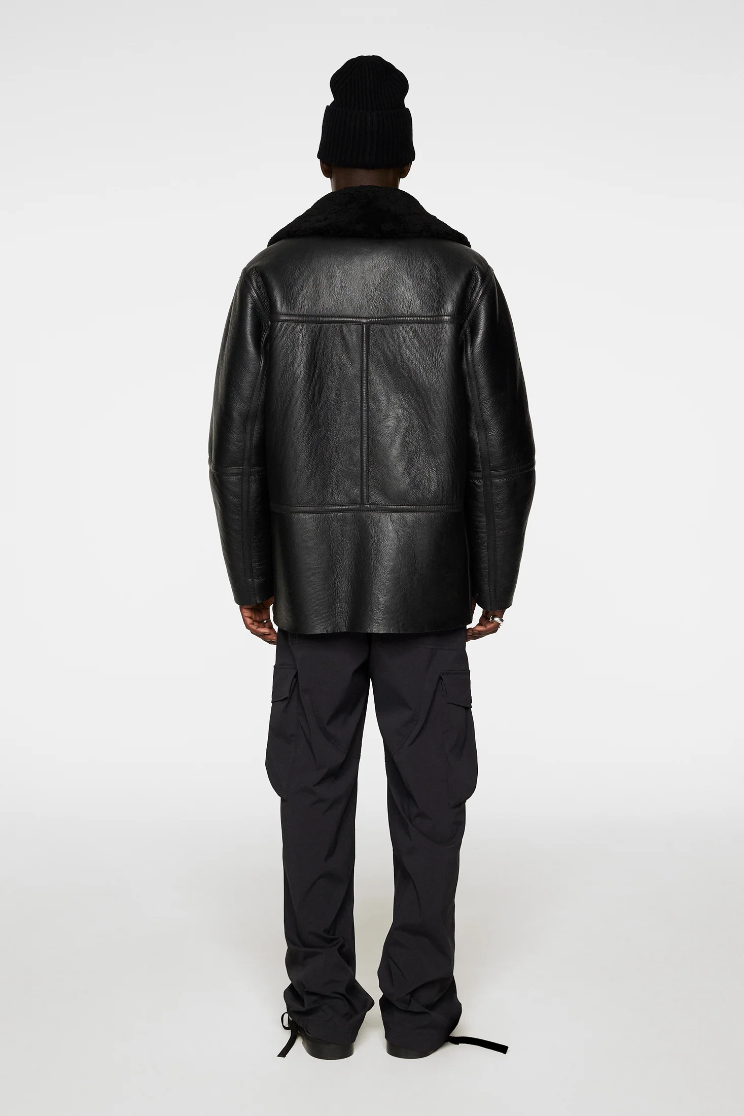 Sutton Shearling Jacket / Black - Image 3