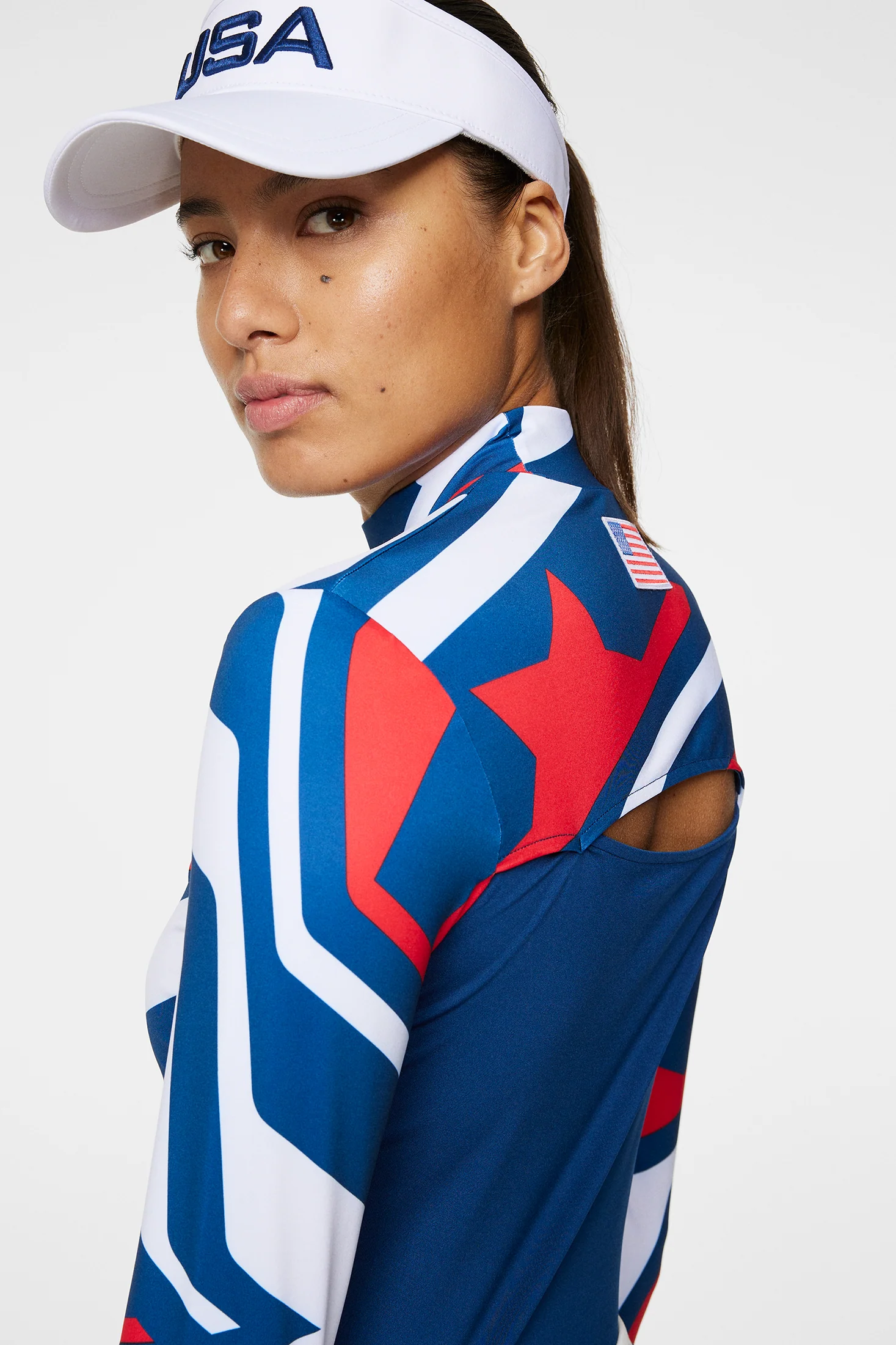Sylvie Compression Top / US Golf Red - Image 6