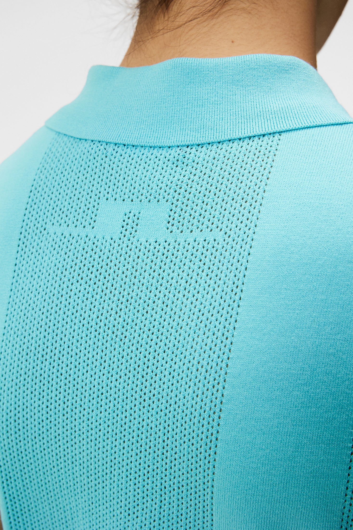 Tanja Sleeveless Knitted Shirt / Blue Curacao - Image 6