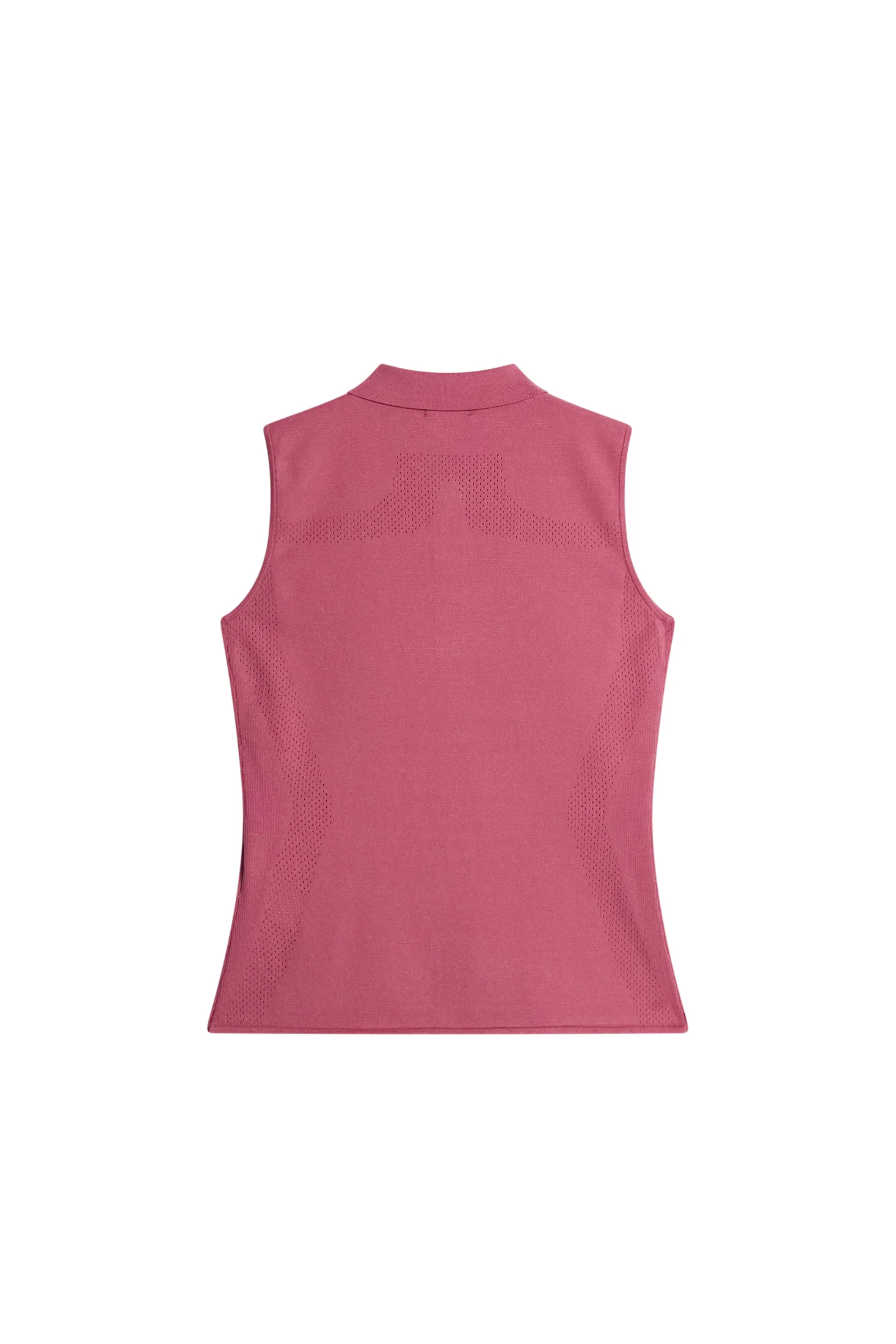 Tanja Sleeveless Polo Shirt / Rose Wine - Image 2