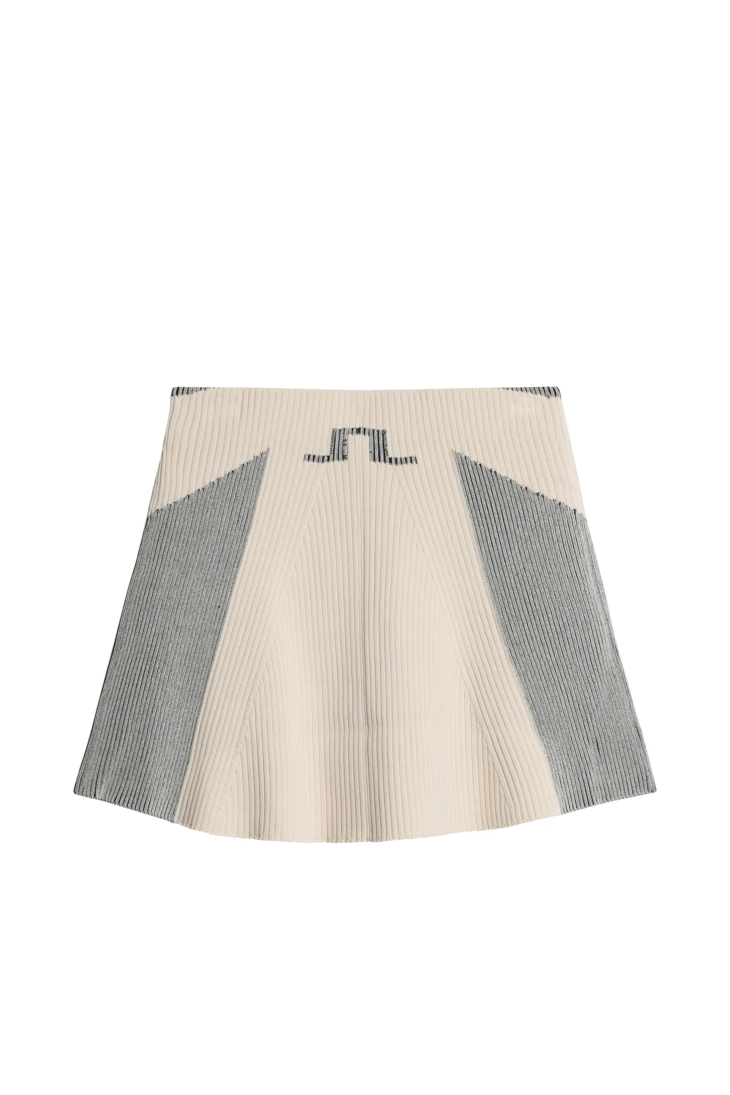 Tanya Contrast Rib Knit Skirt / Moonbeam - Image 2