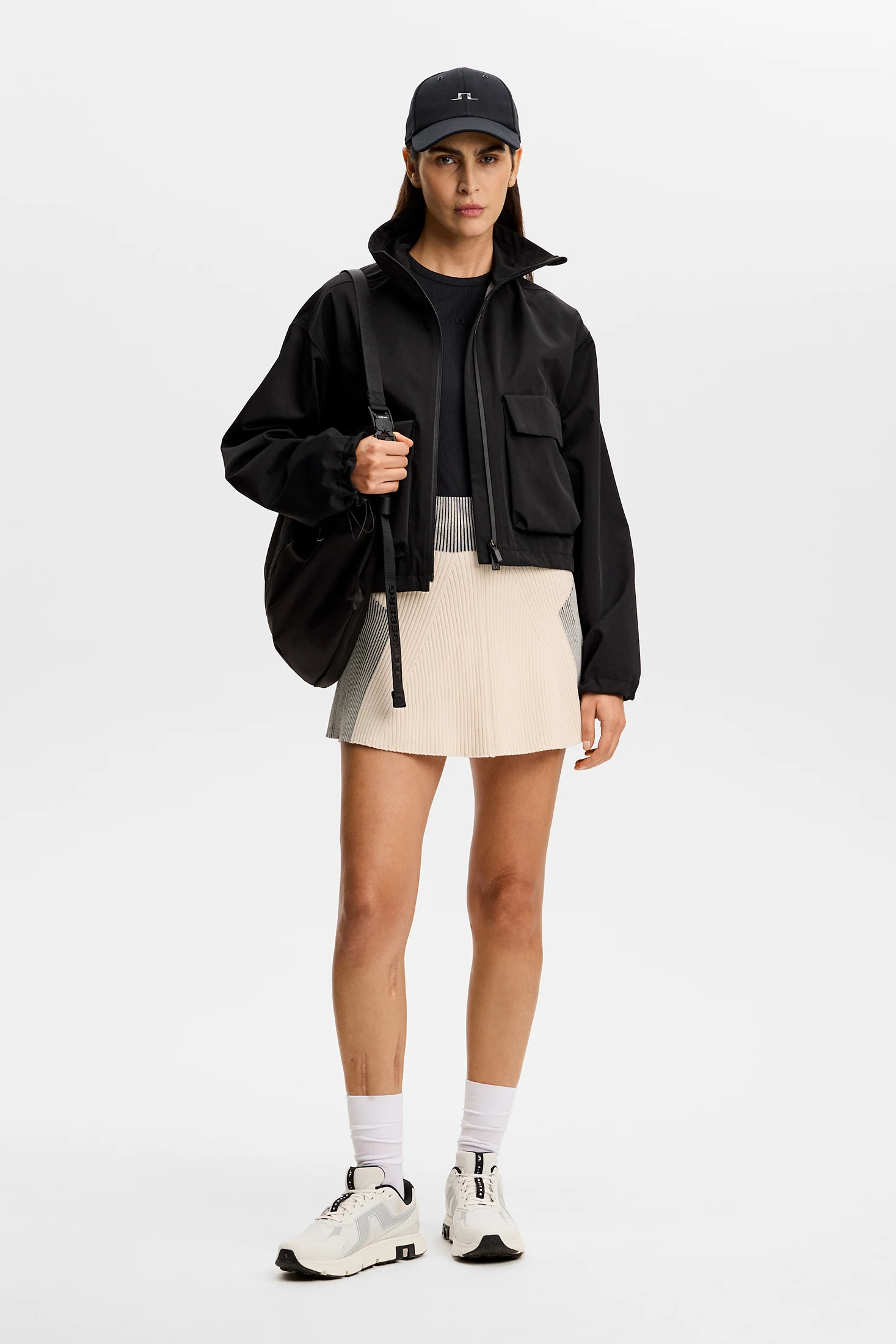 Tanya Contrast Rib Knit Skirt / Moonbeam - Image 5