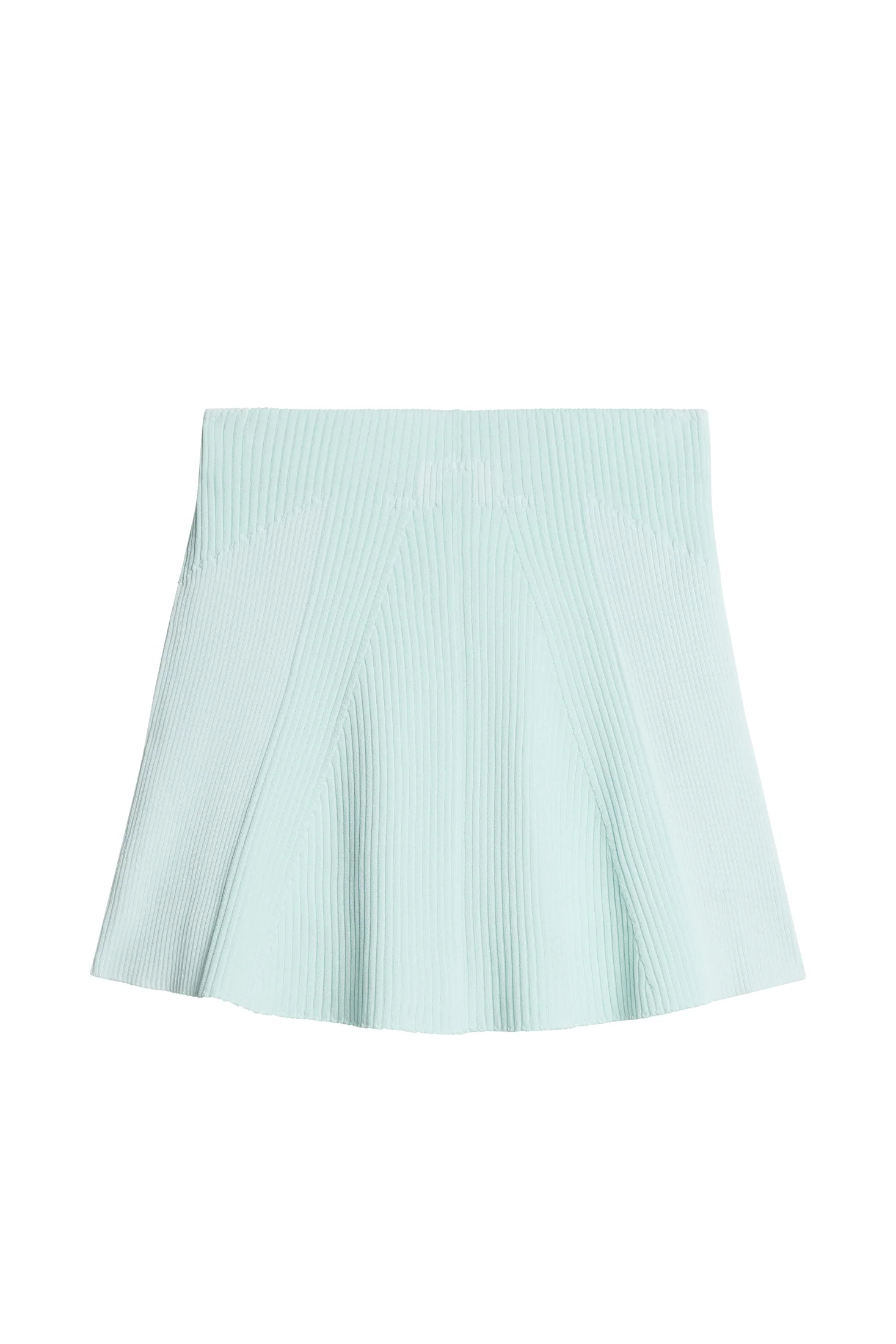 Tanya Contrast Rib Knit Skirt / Sky Light - Image 2